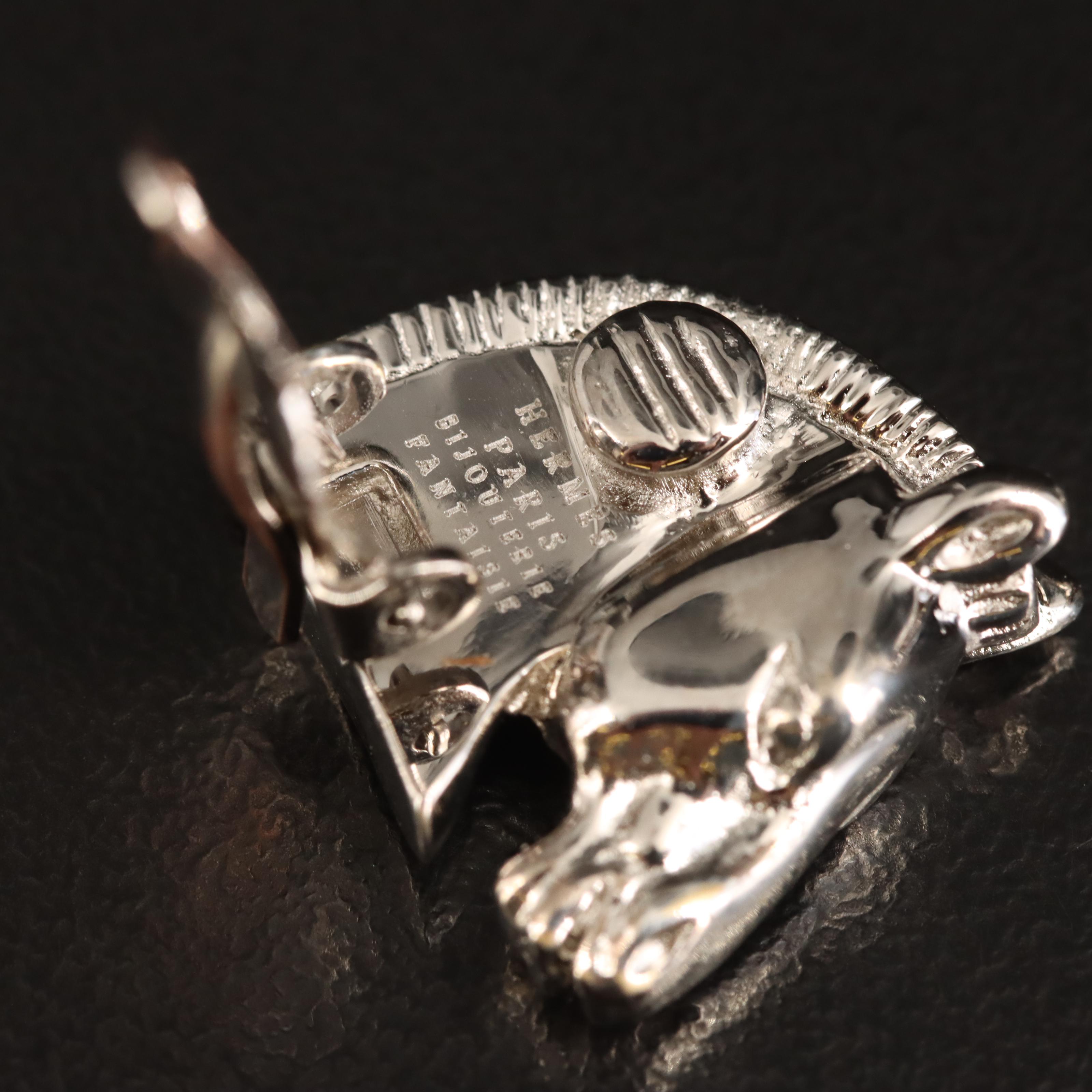 Hermès "Bijouterie Fantaisie" Horse Head Earrings