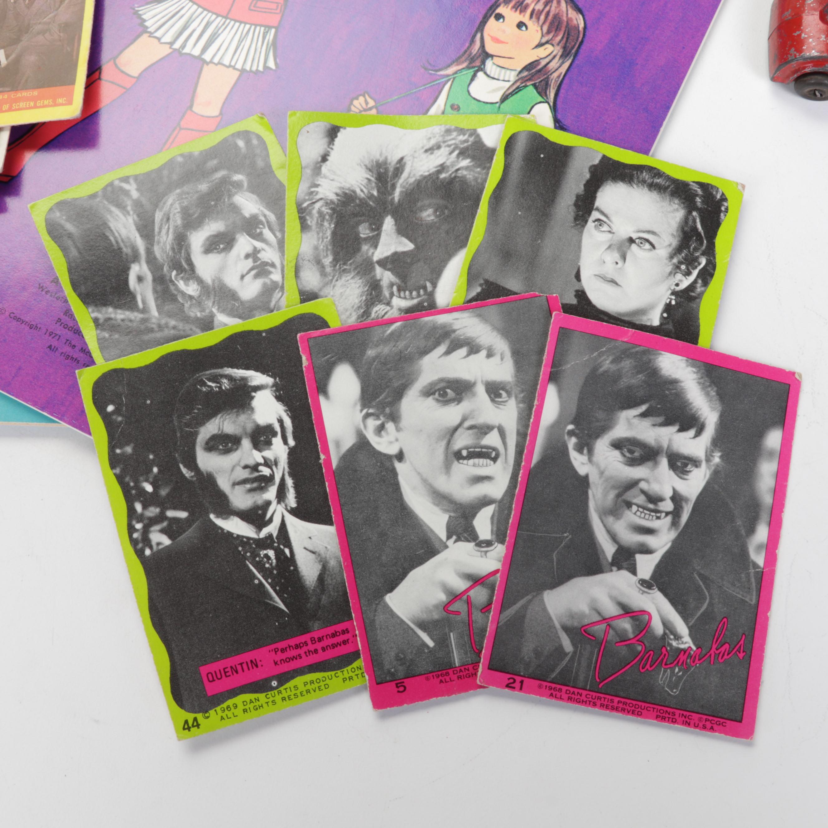 Rocket Express Rocket Ship Cup, Batman Pins and Cards, Crissy Doll, and More