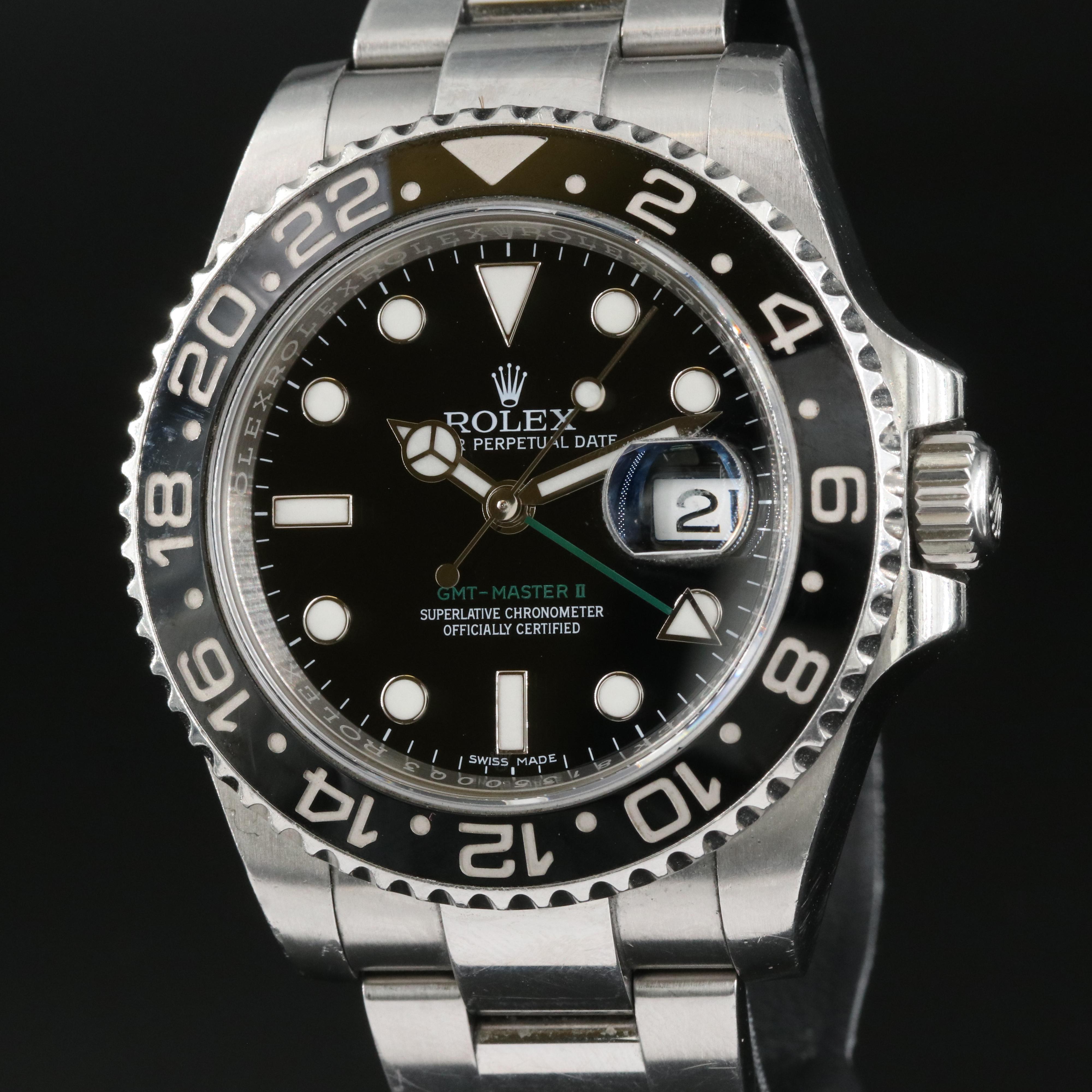 Rolex GMT-Master II Stainless Steel Watch