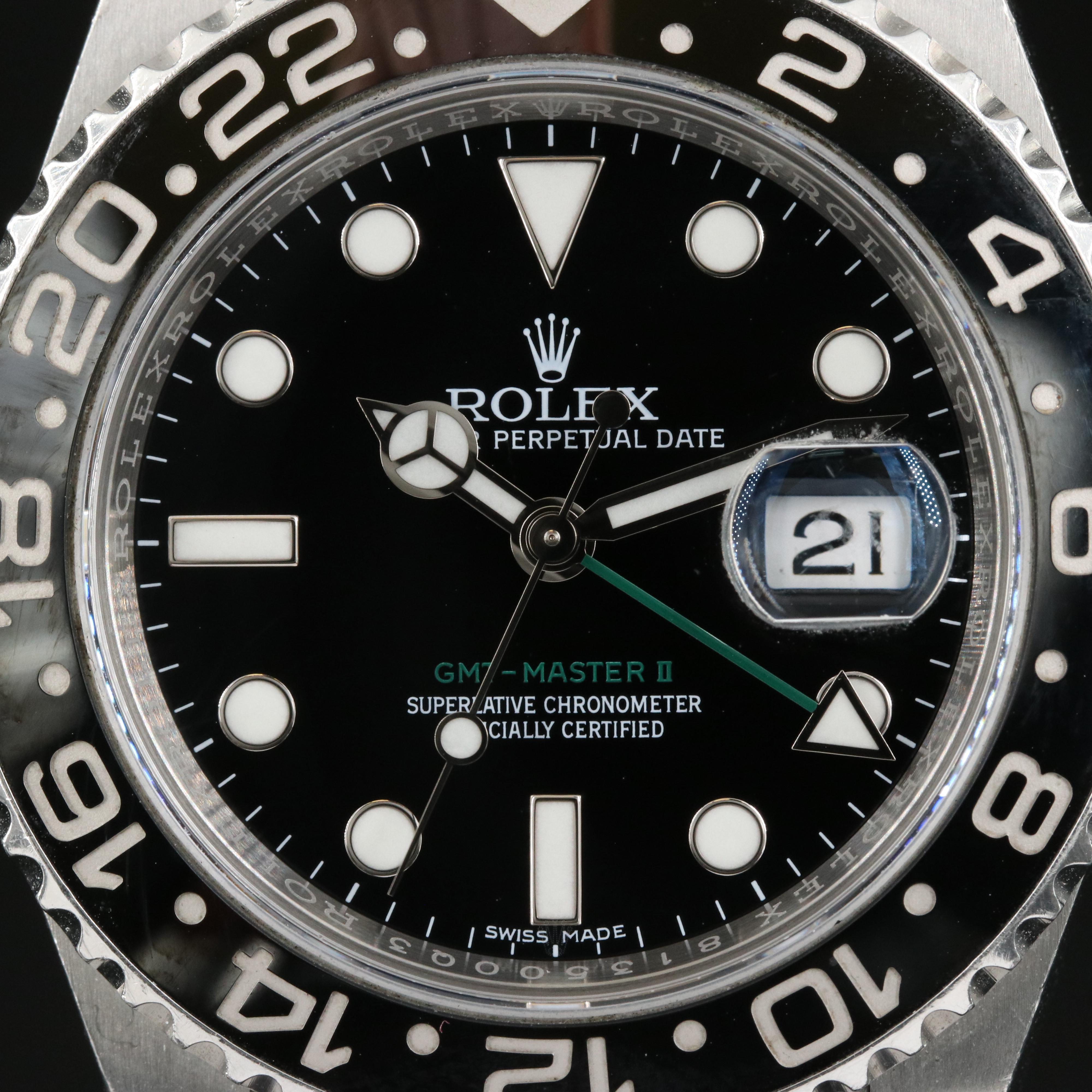 Rolex GMT-Master II Stainless Steel Watch