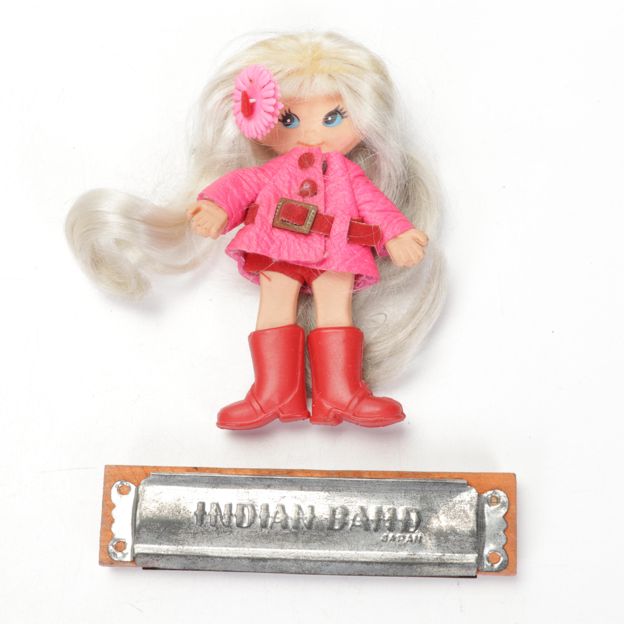 Rocket Express Rocket Ship Cup, Batman Pins and Cards, Crissy Doll, and More