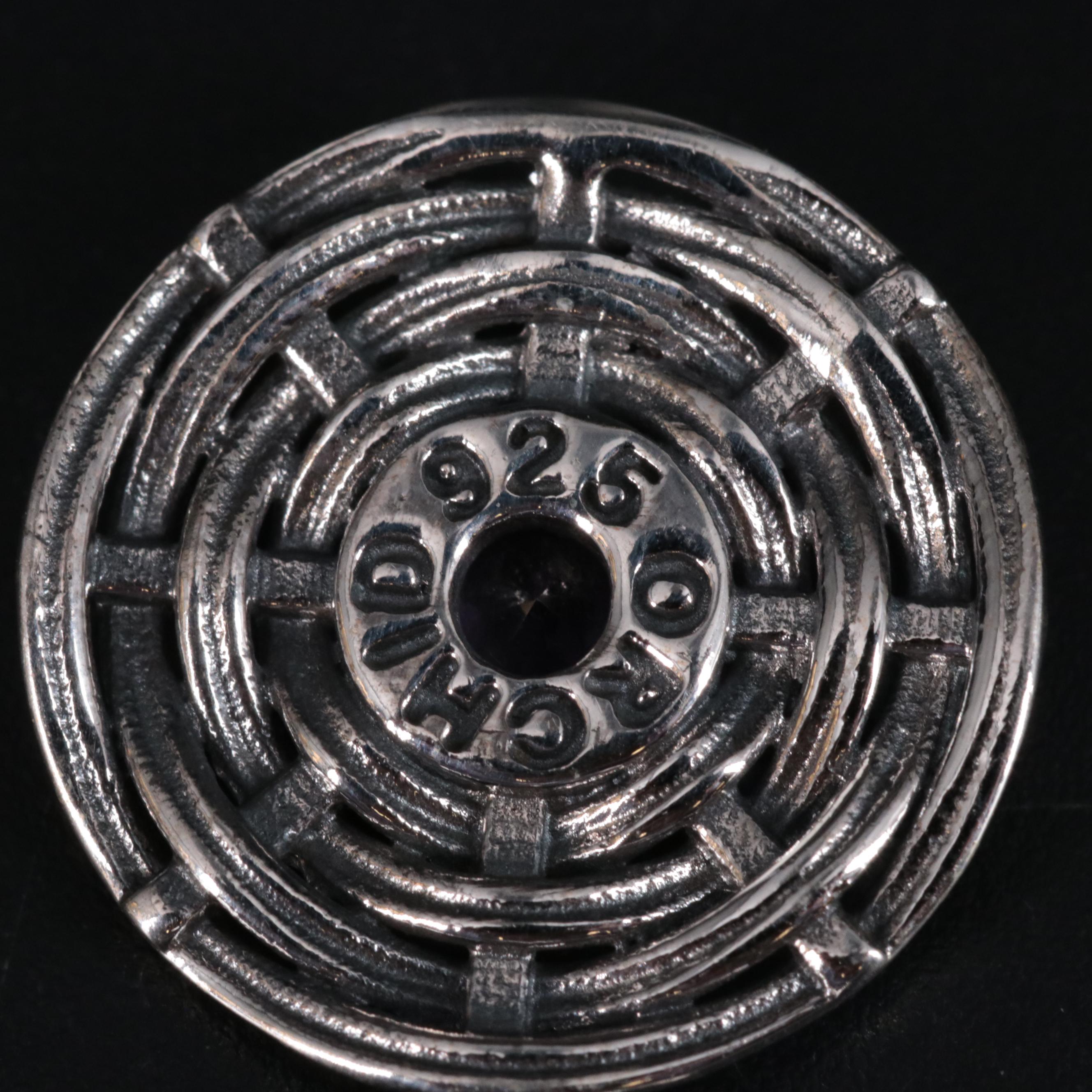 Sterling Silver Gemstone Drop Earrings