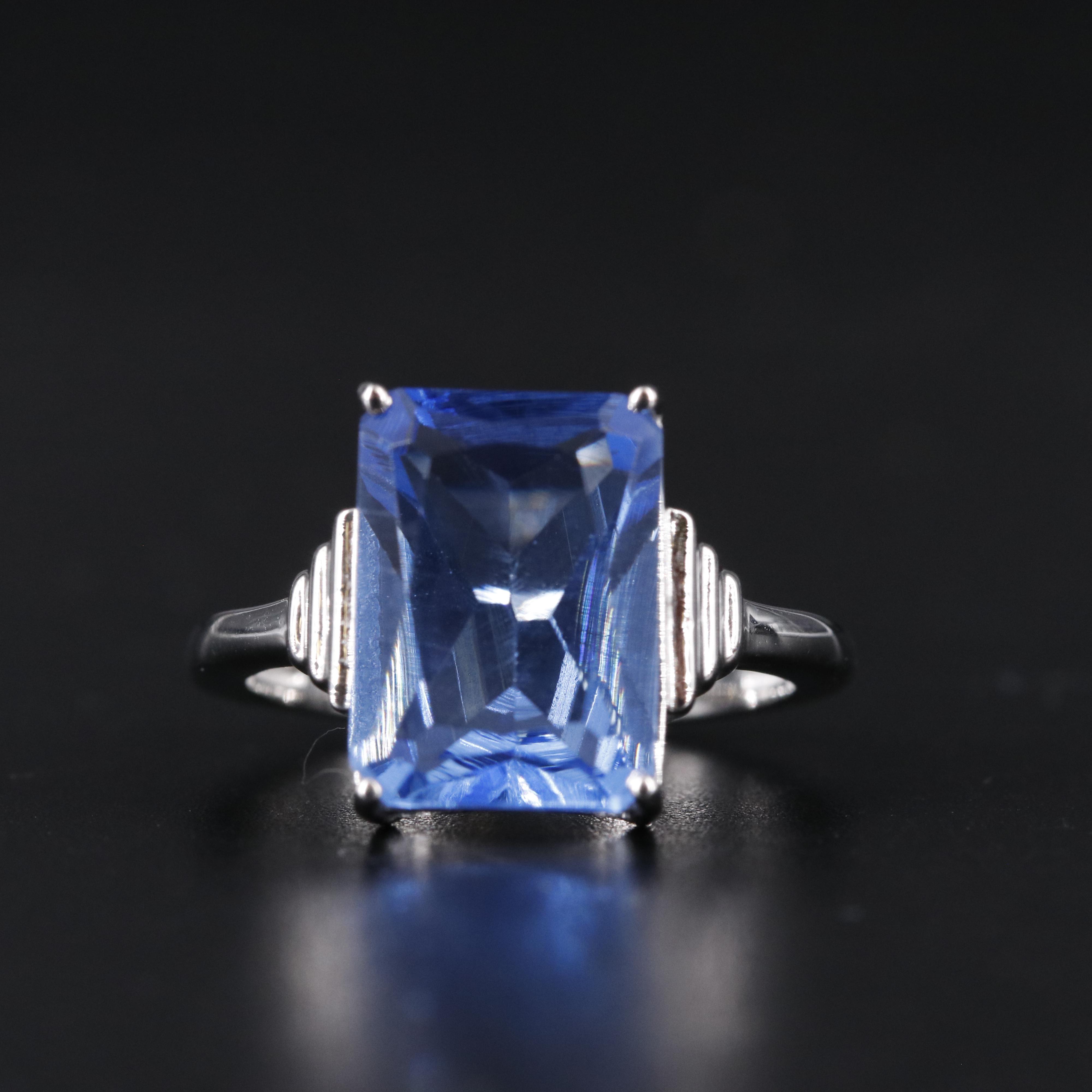 Sterling Silver Tanzanite Ring