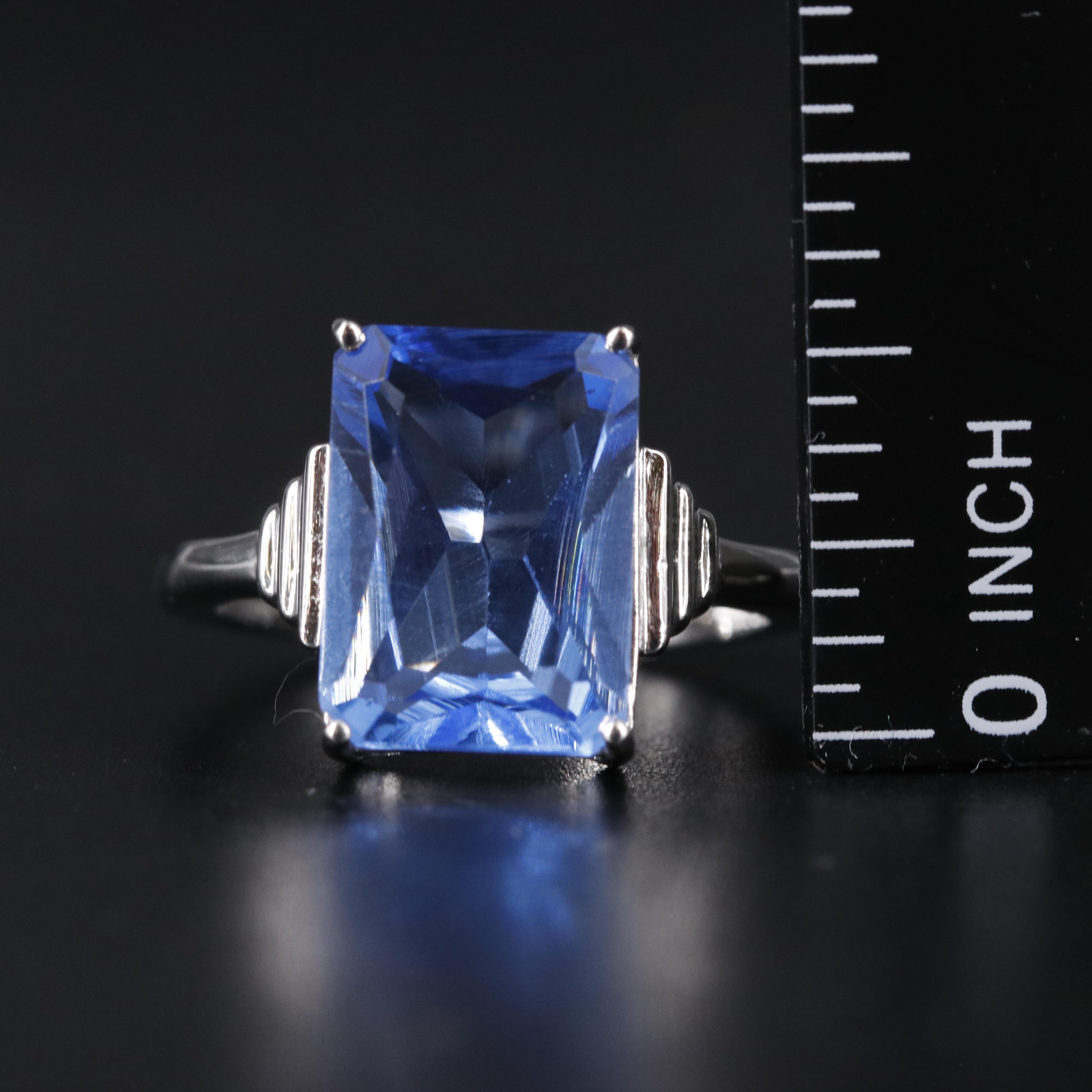 Sterling Silver Tanzanite Ring