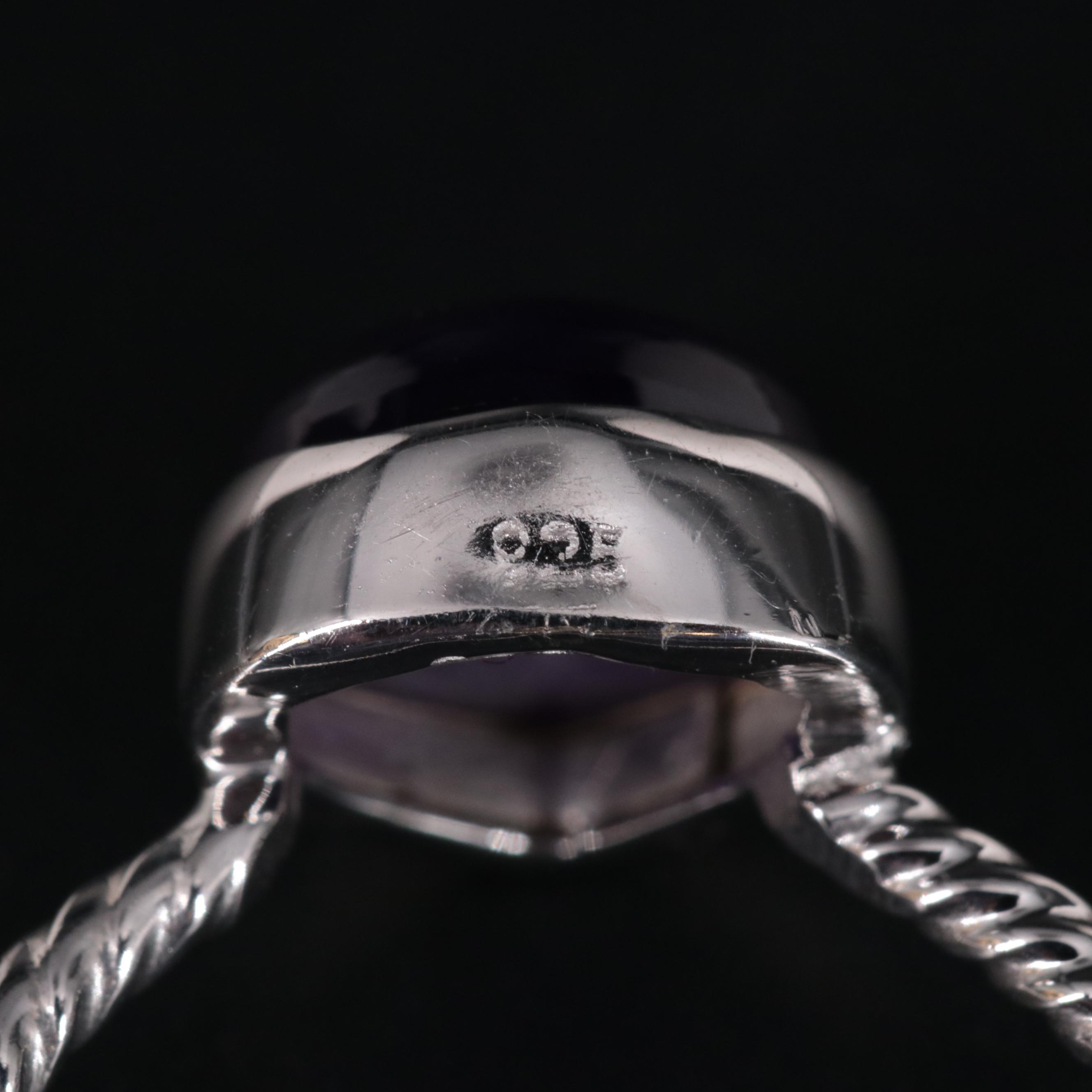 Sterling Silver Gemstone Ring