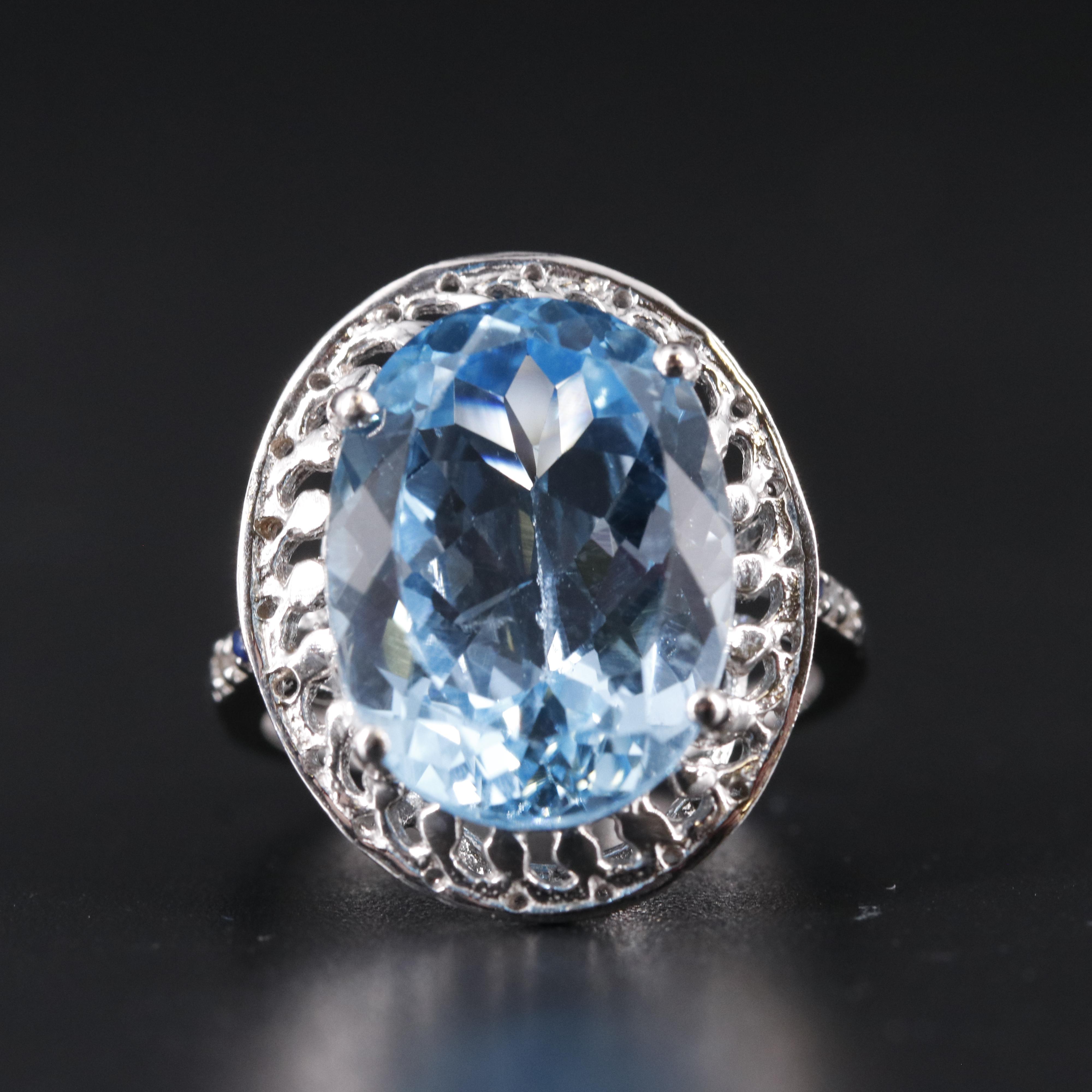 Sterling Silver Gemstone Ring