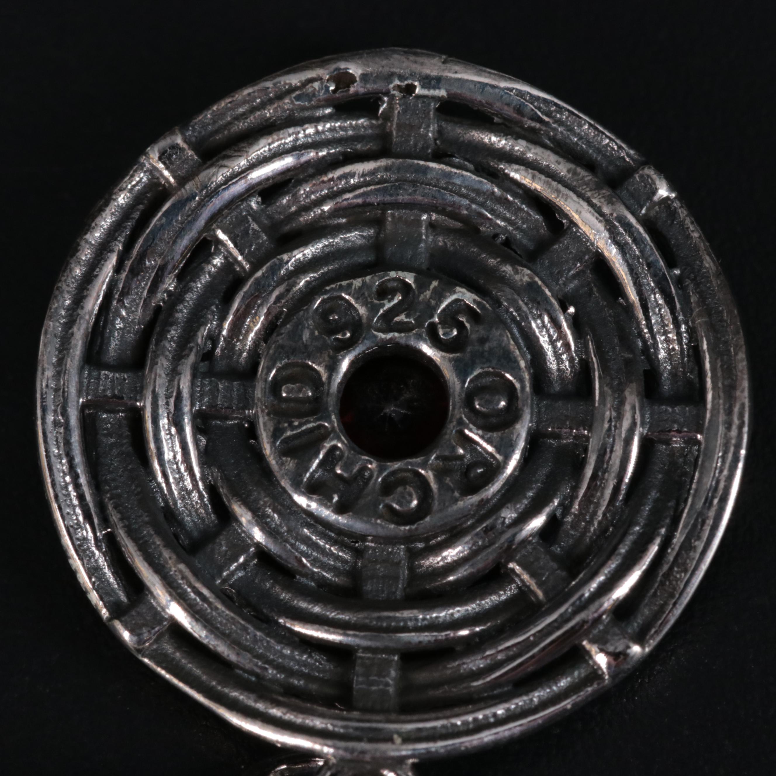 Sterling Silver Gemstone Drop Earrings