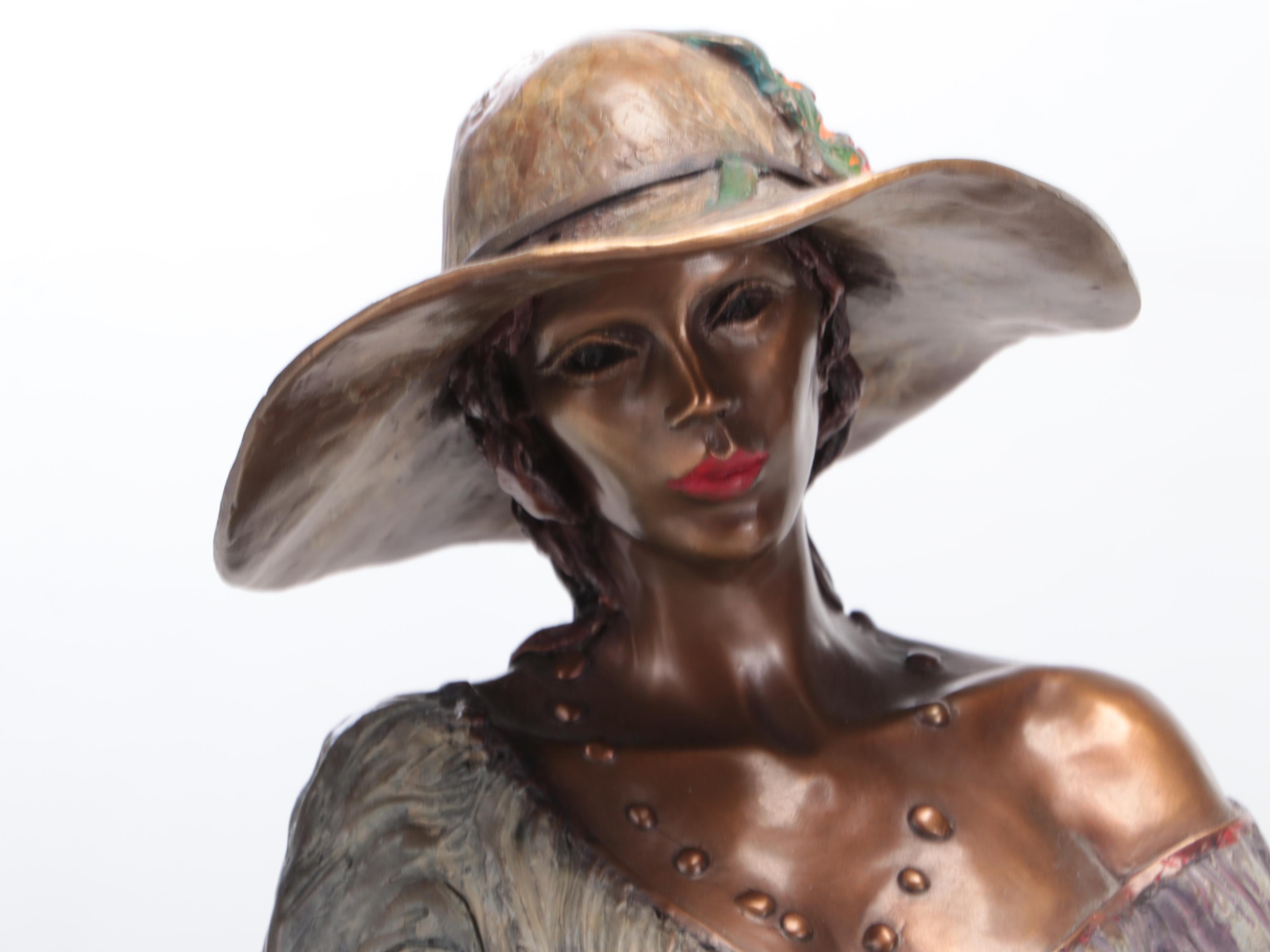 Isaac Maimon Bronze Sculptures "Café Carnival," 1998