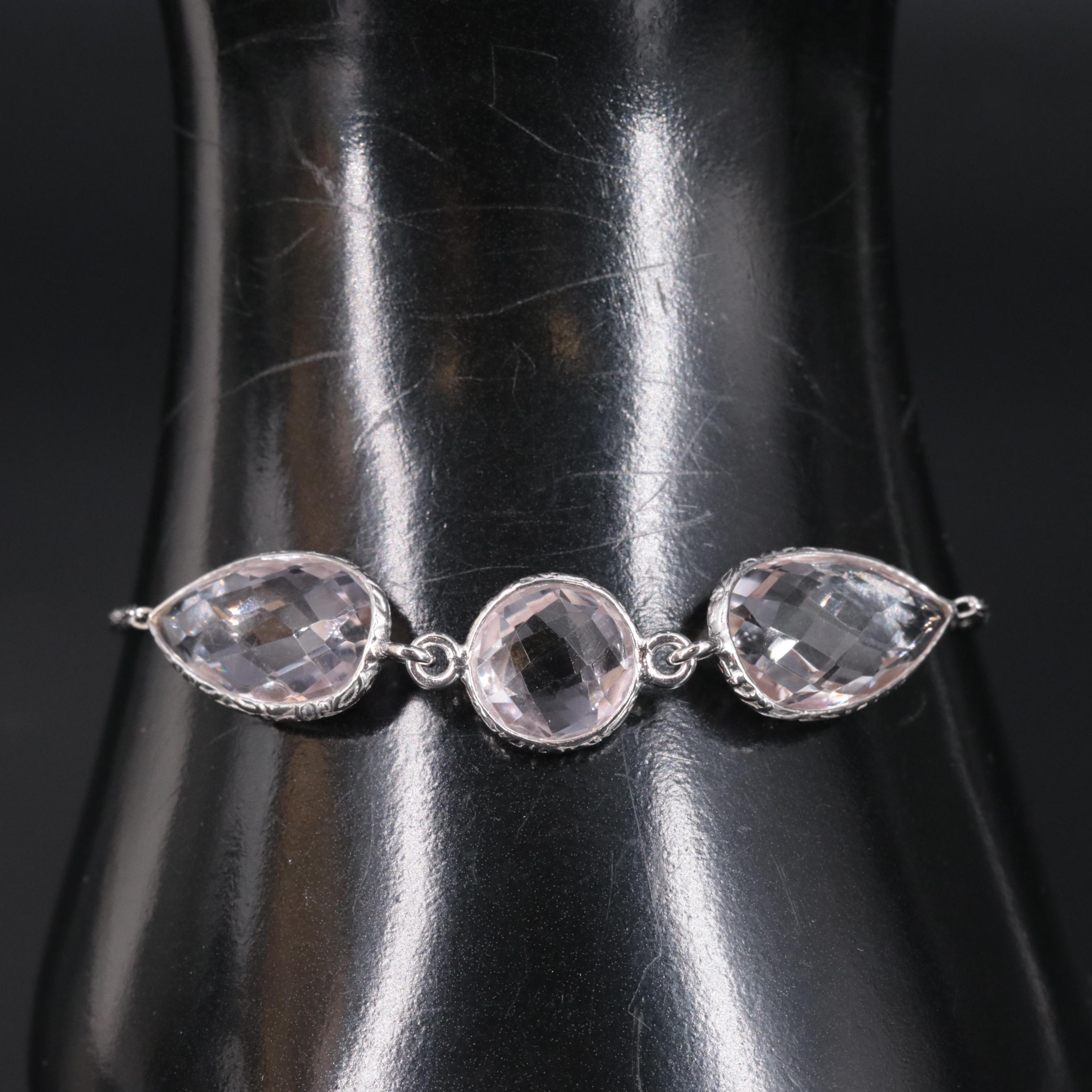 Sterling Silver Gemstone Bracelet