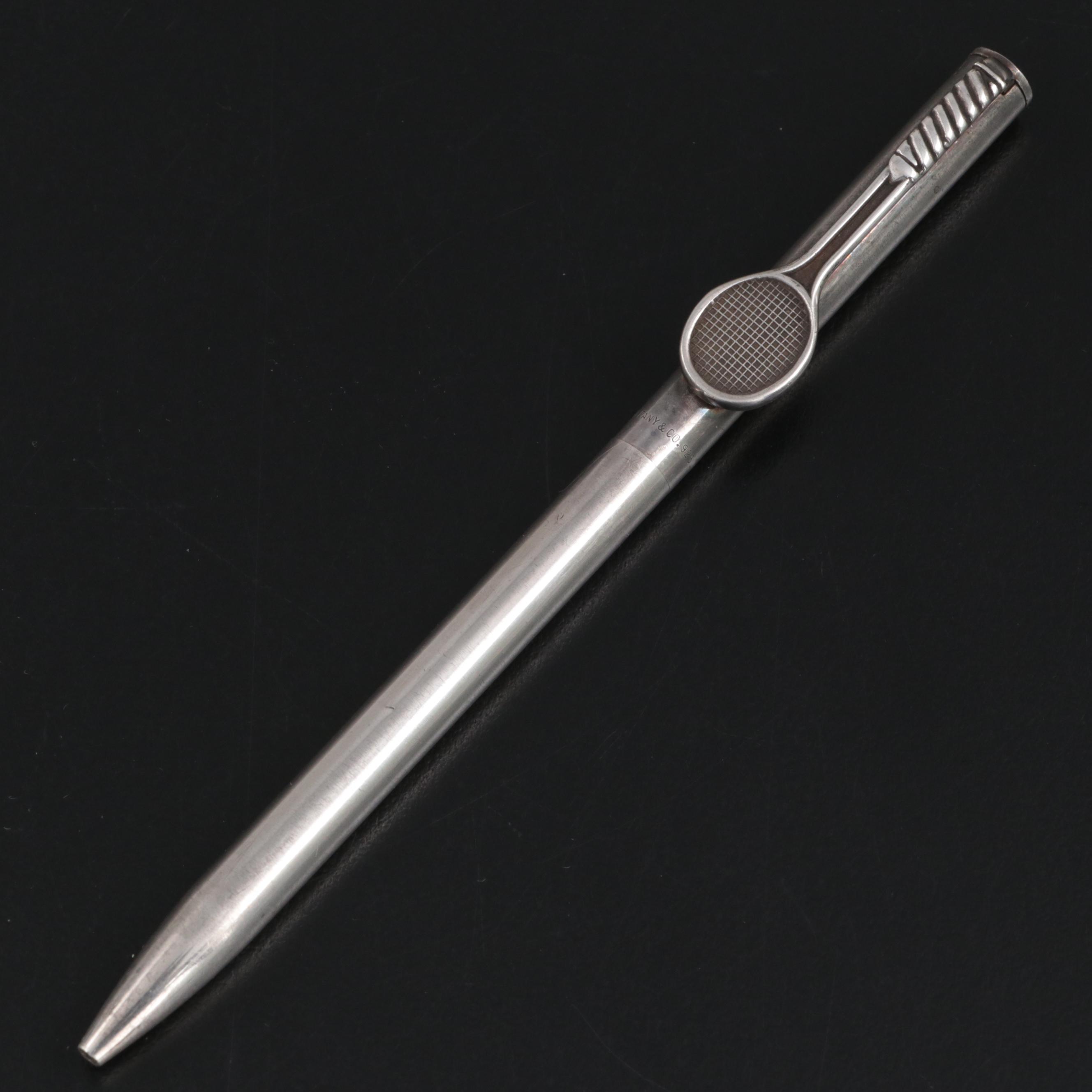 Tiffany & Co. Sterling Silver Tennis Racket Ballpoint Pen EBTH