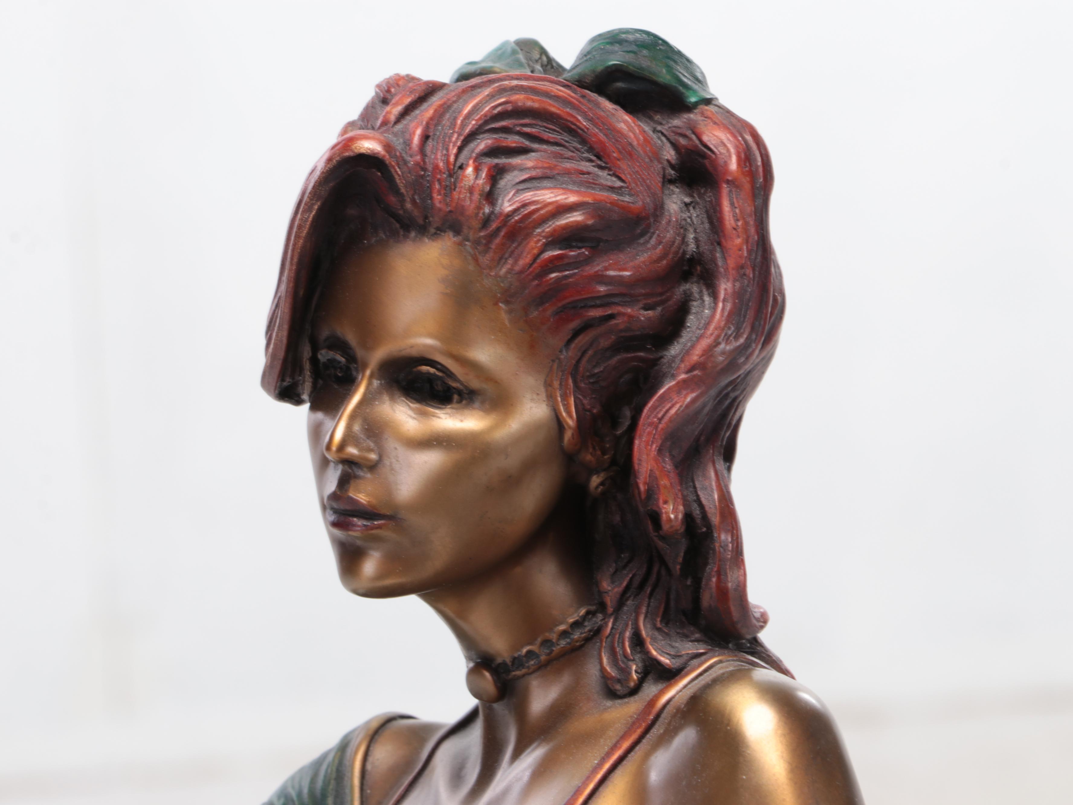 Isaac Maimon Bronze Sculpture "Negligée," 1998
