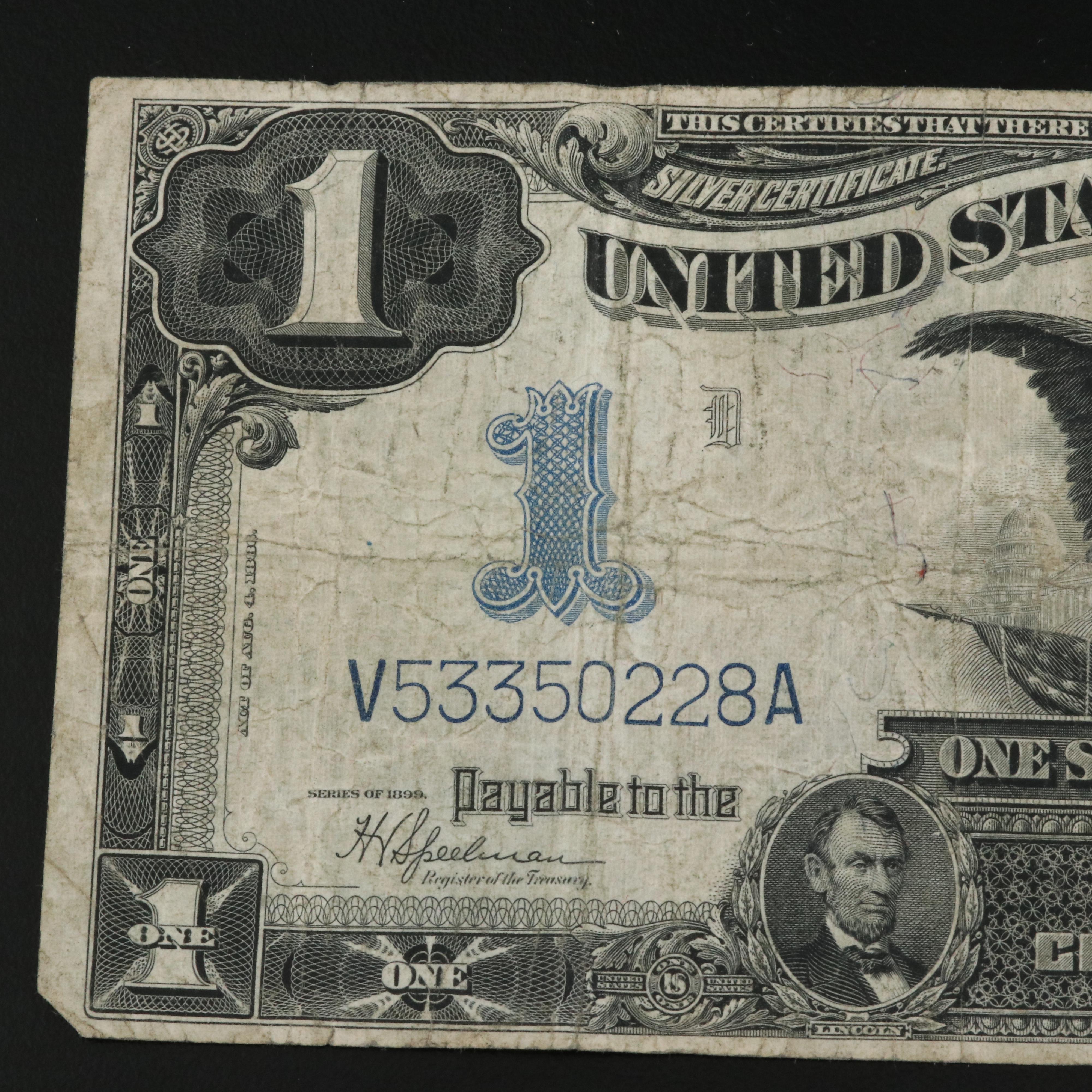 Series of 1899 $1 "Black Eagle" Silver Certificate