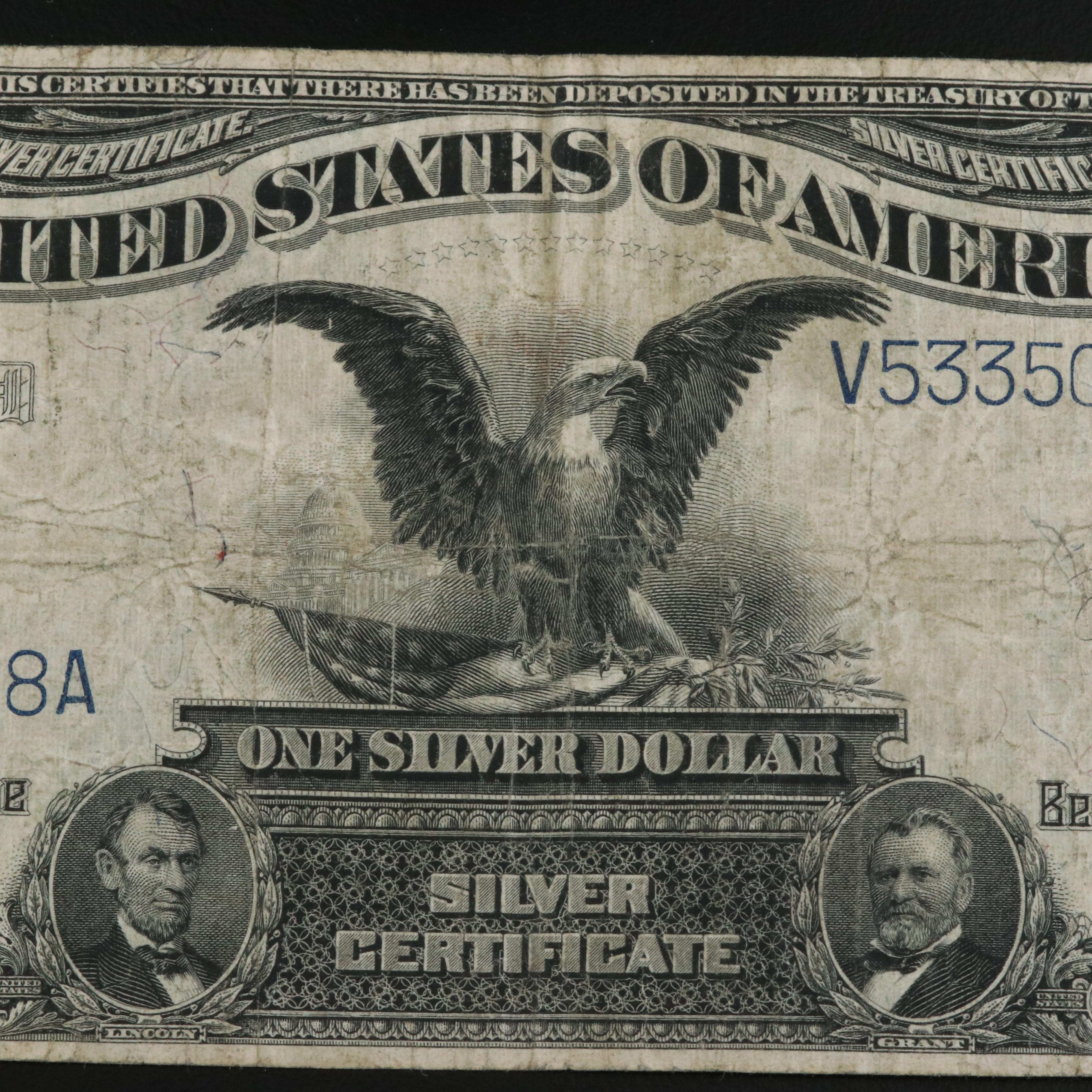 Series of 1899 $1 "Black Eagle" Silver Certificate