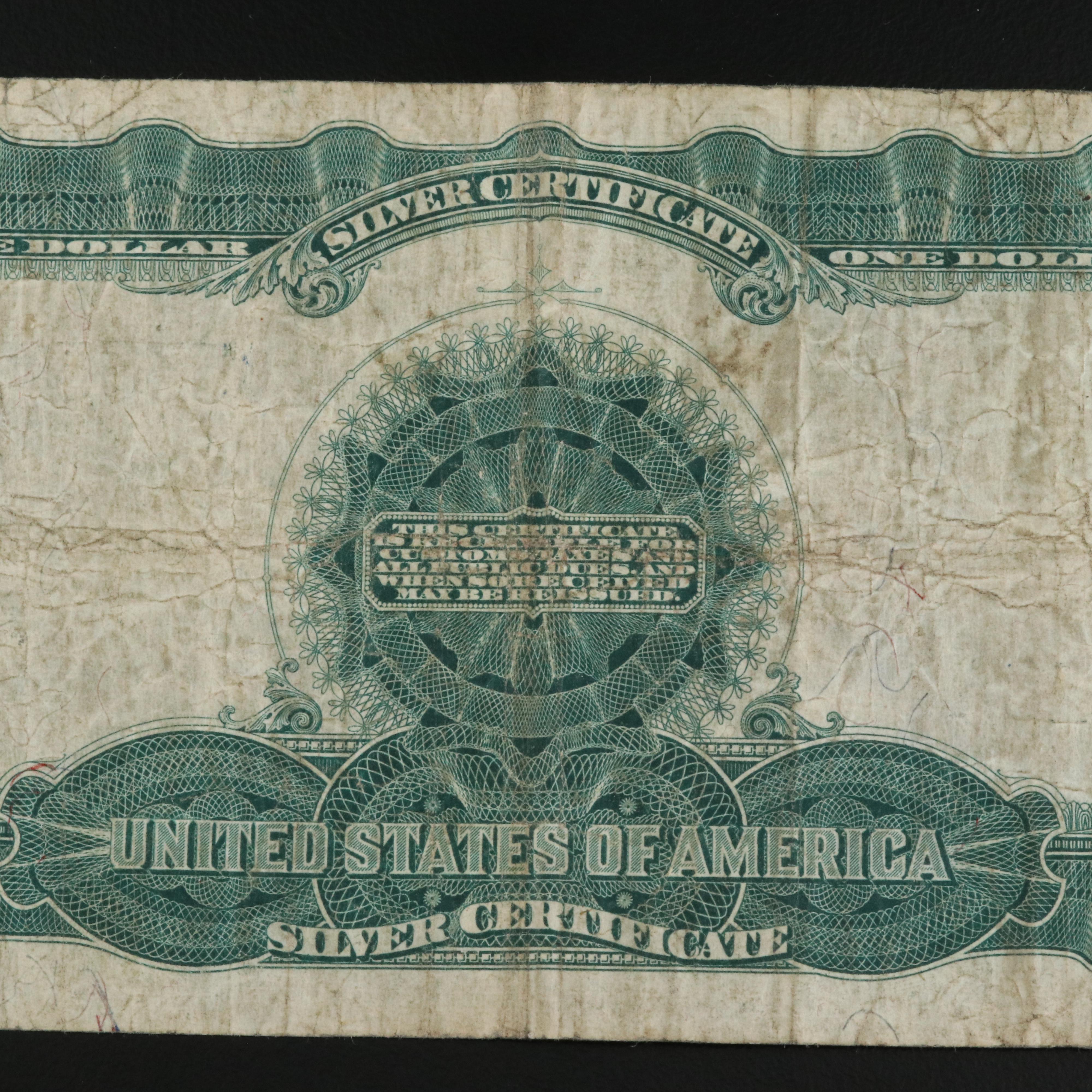 Series of 1899 $1 "Black Eagle" Silver Certificate