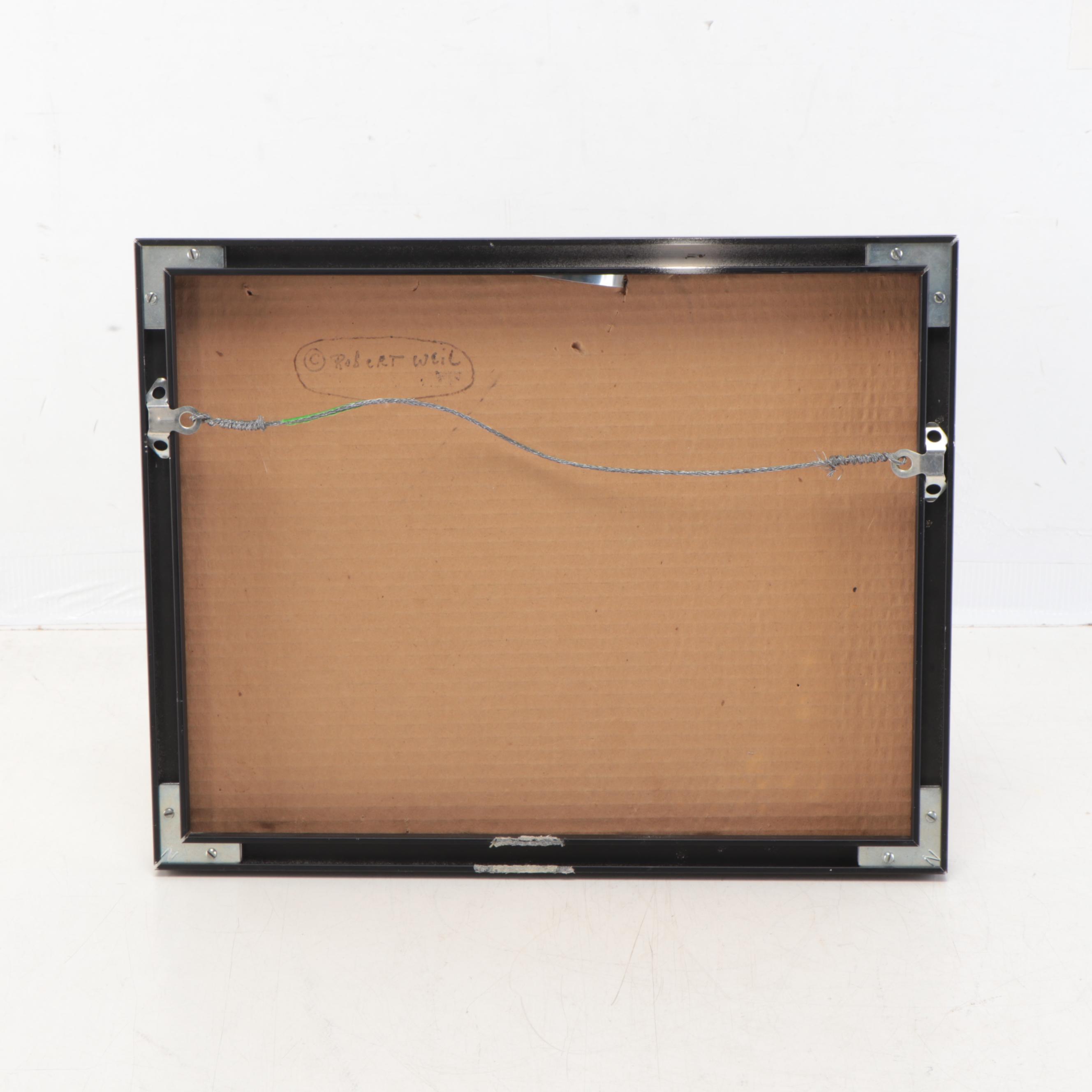 Robert Weil Figural Lithograph, Late 20th Century