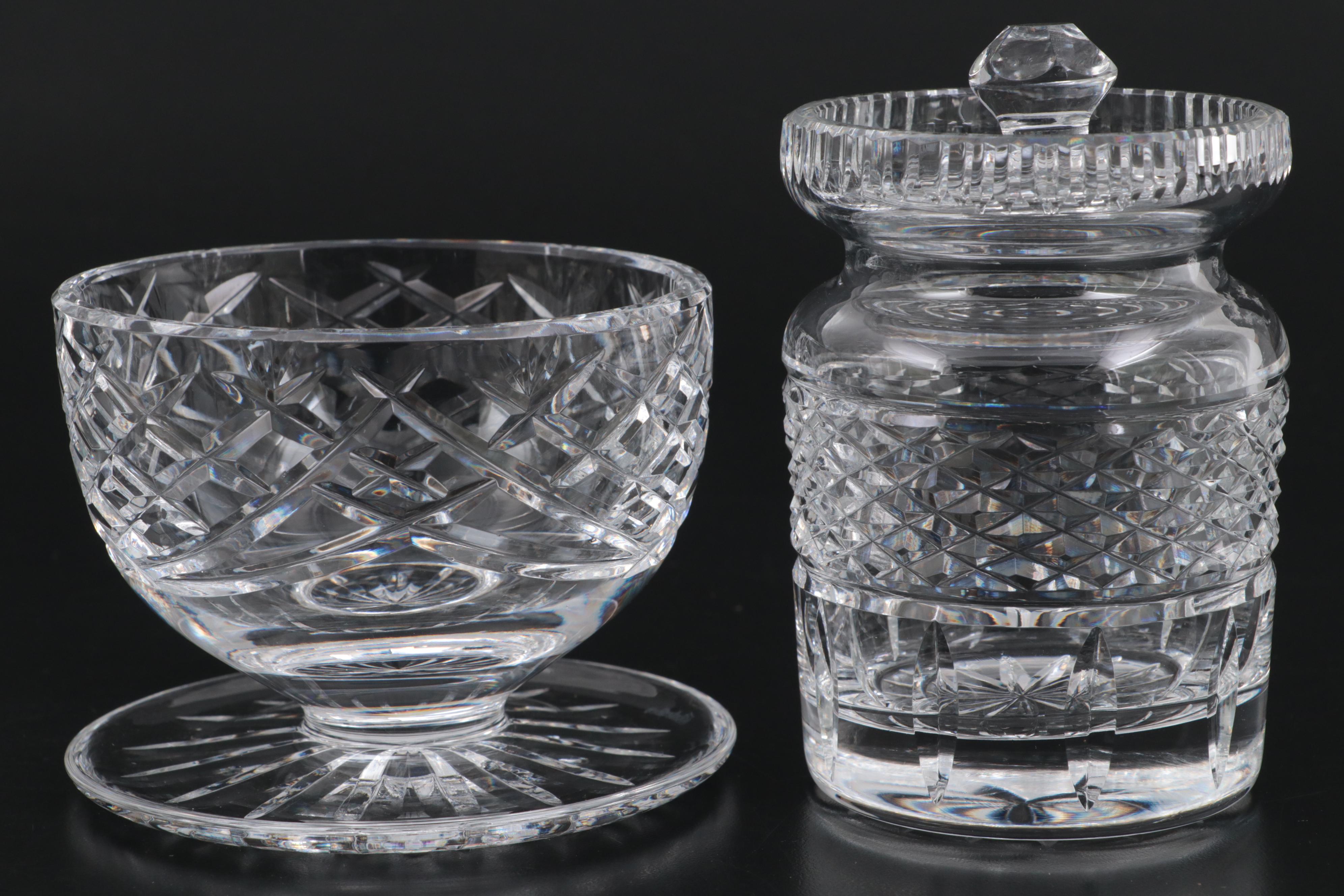 Waterford Crystal "Colleen Short Stem" Flared Bowl and Other Waterford Crystal