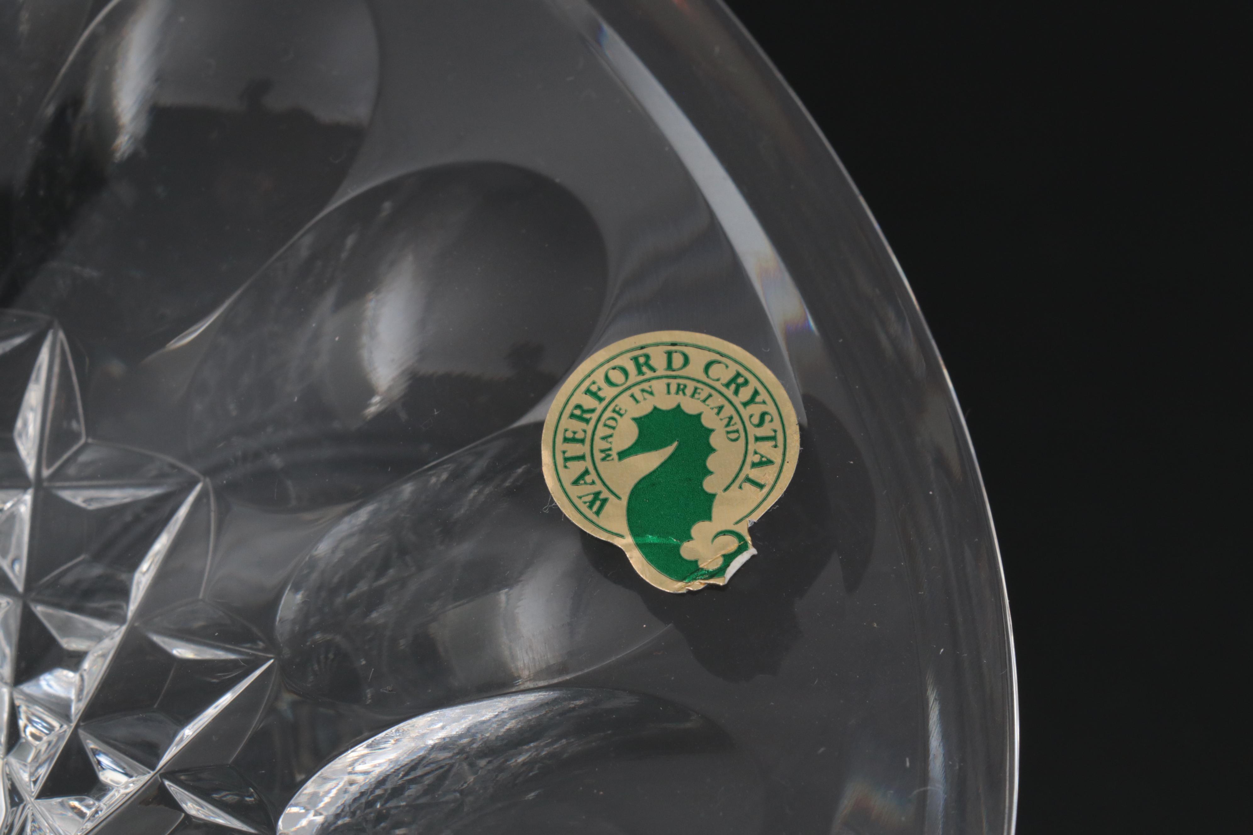 Waterford Crystal "Colleen Short Stem" Flared Bowl and Other Waterford Crystal