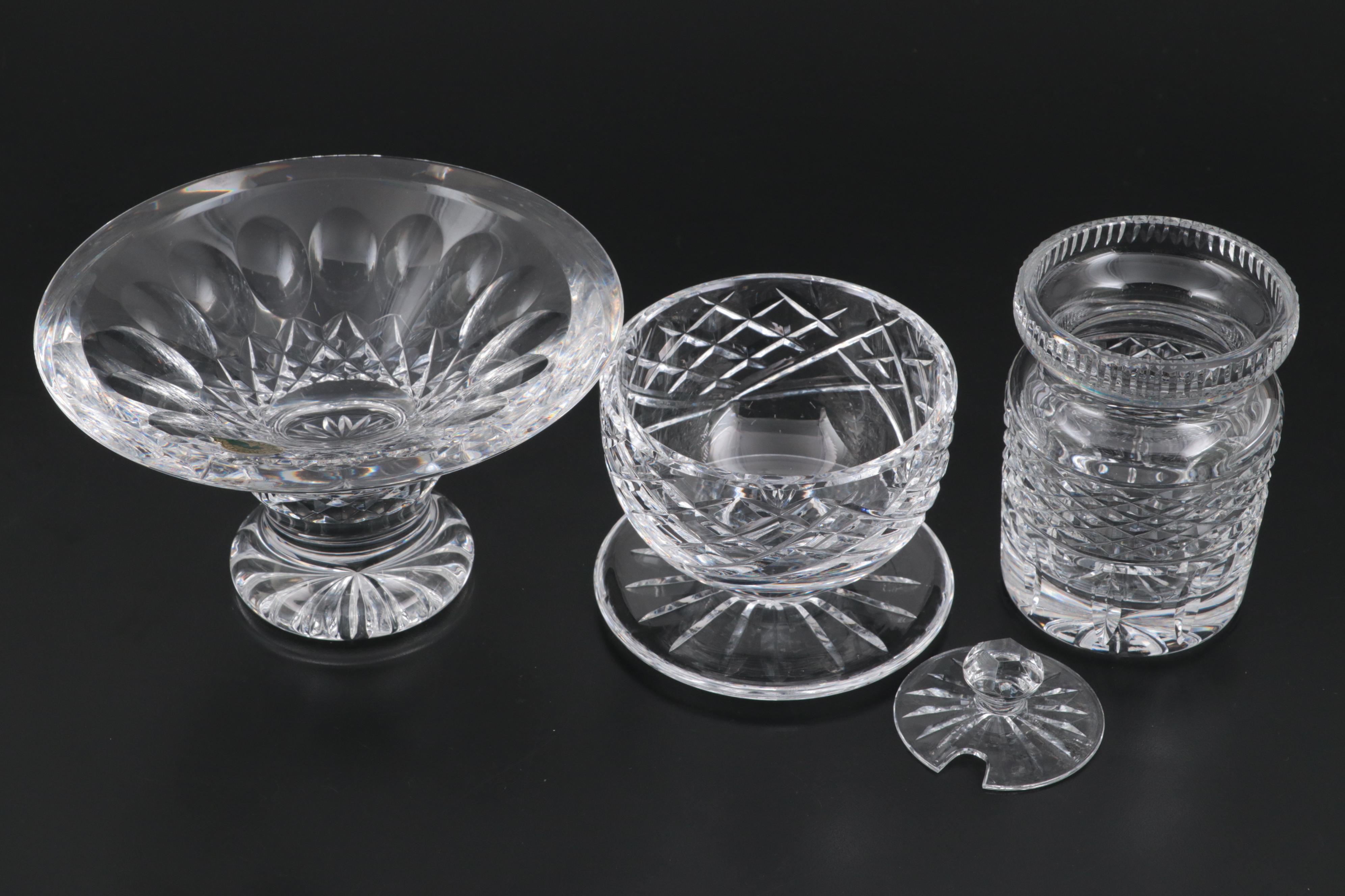 Waterford Crystal "Colleen Short Stem" Flared Bowl and Other Waterford Crystal