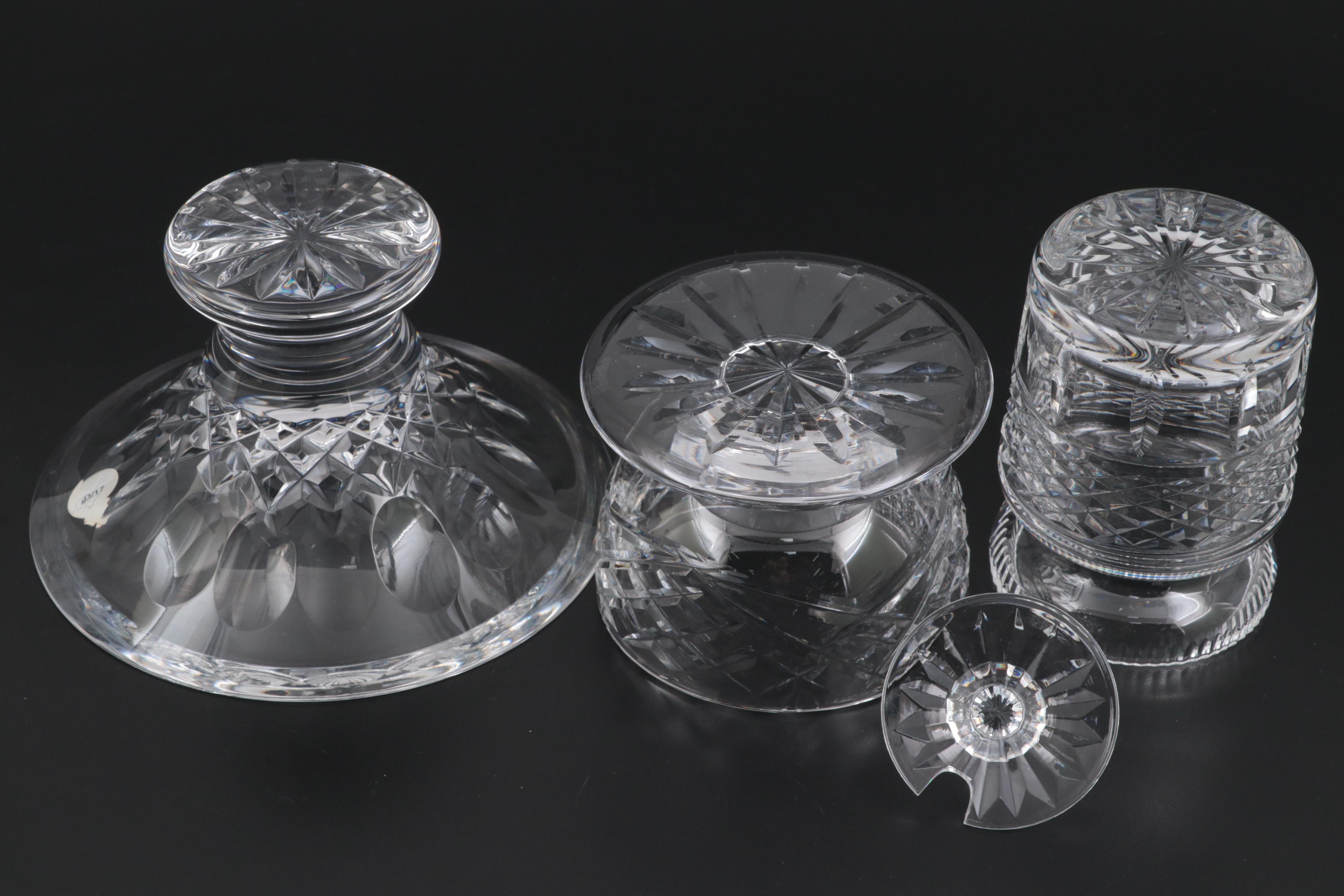 Waterford Crystal "Colleen Short Stem" Flared Bowl and Other Waterford Crystal