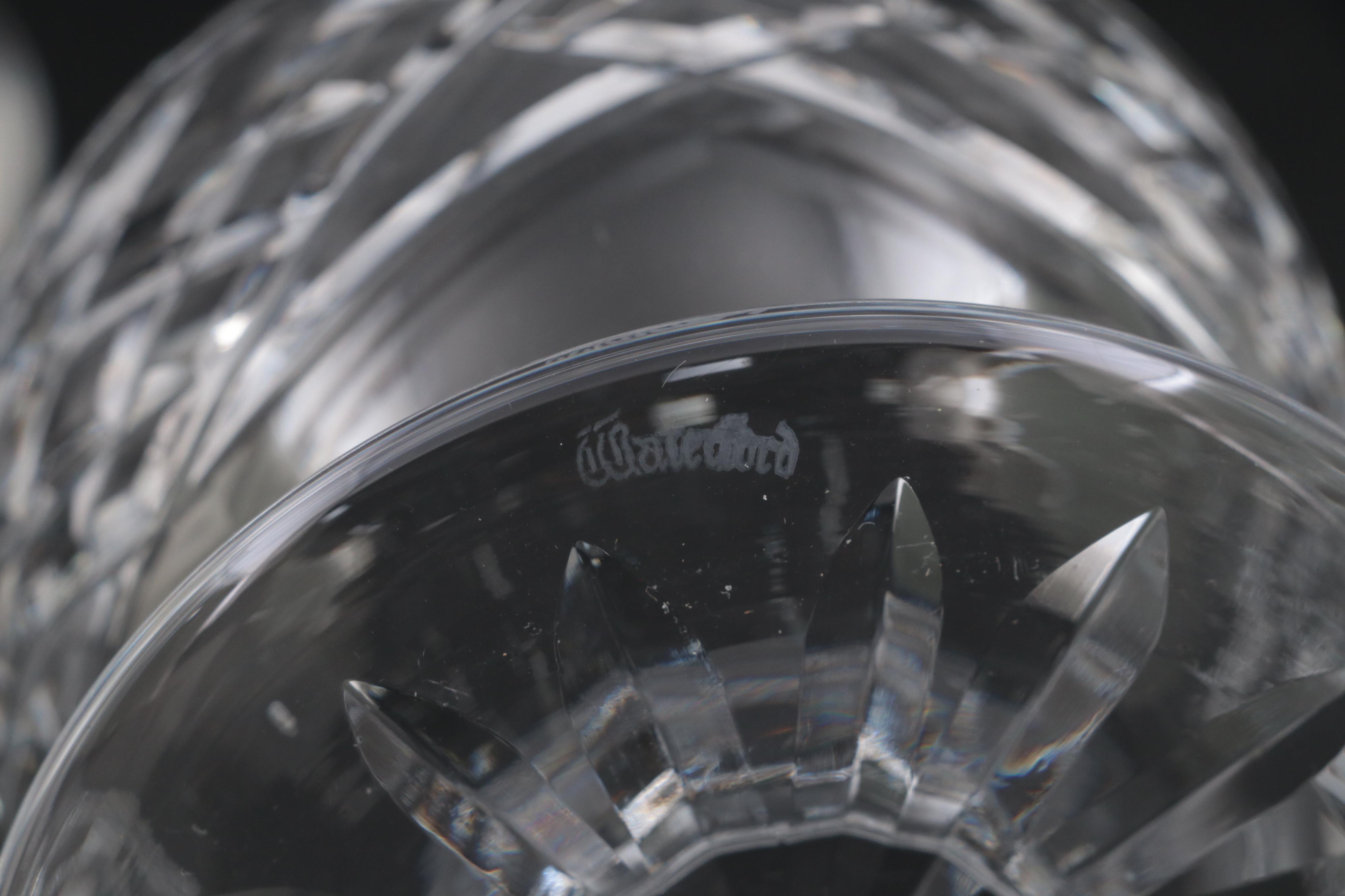 Waterford Crystal "Colleen Short Stem" Flared Bowl and Other Waterford Crystal