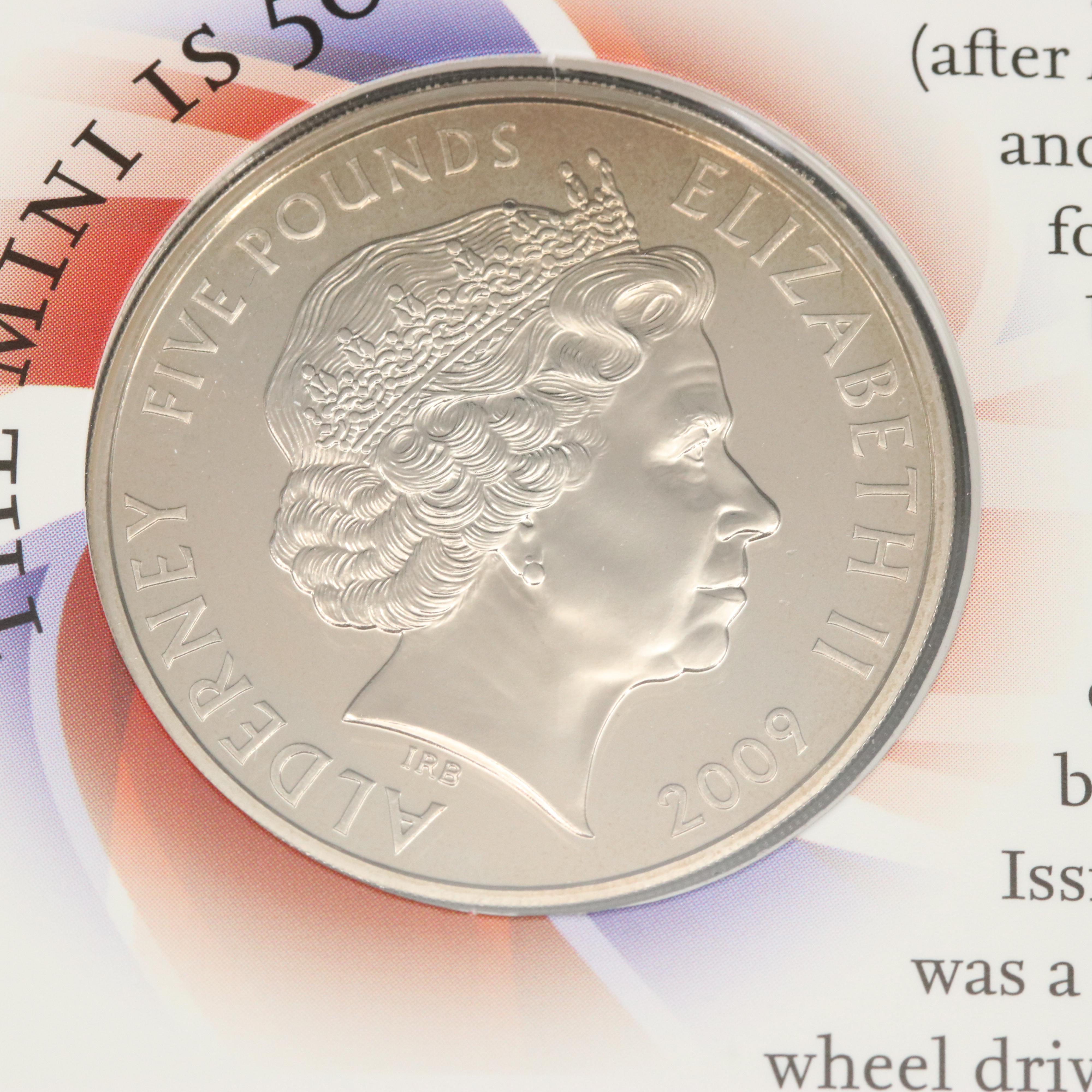 Five Great Britain Commemorative Coins