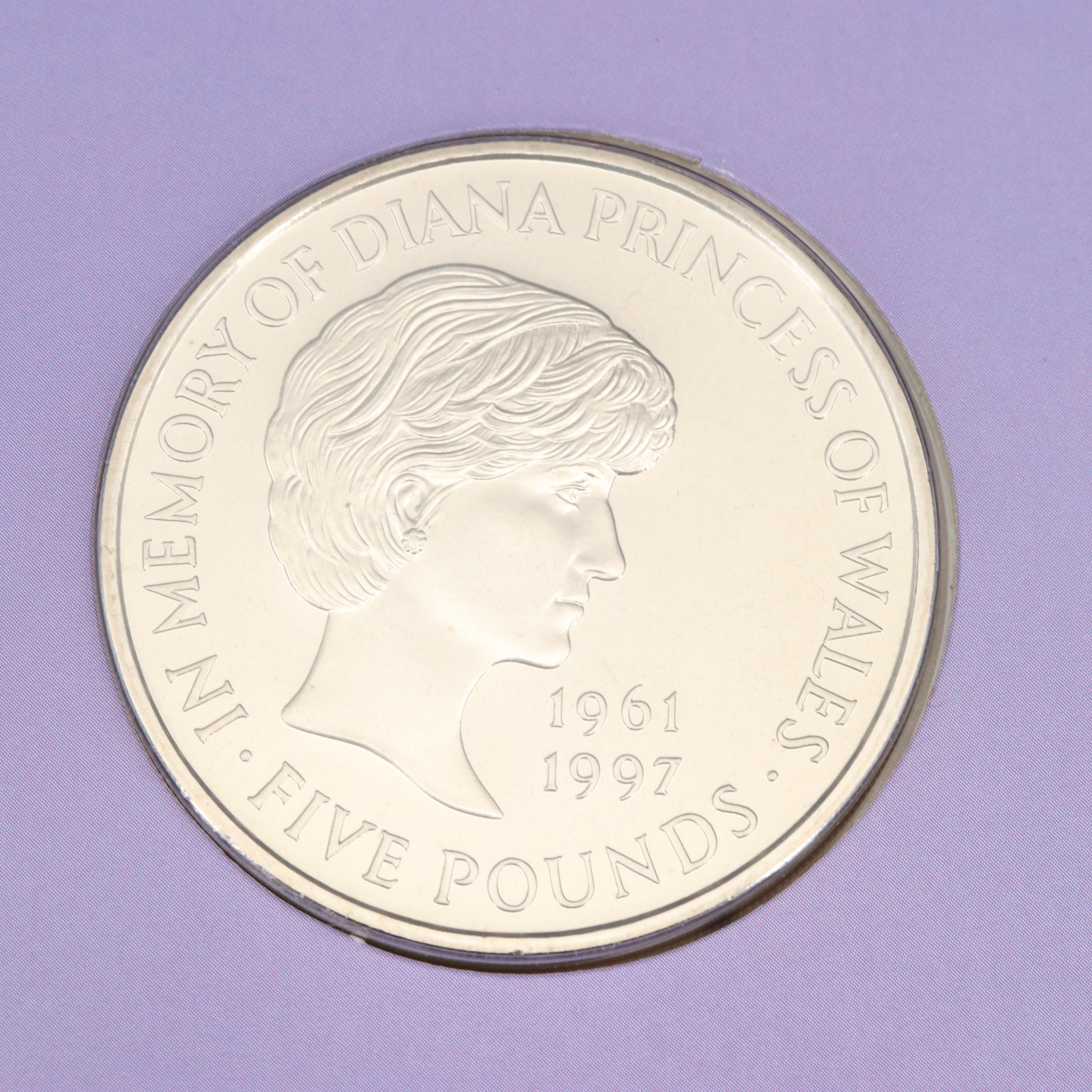 Five Great Britain Commemorative Coins