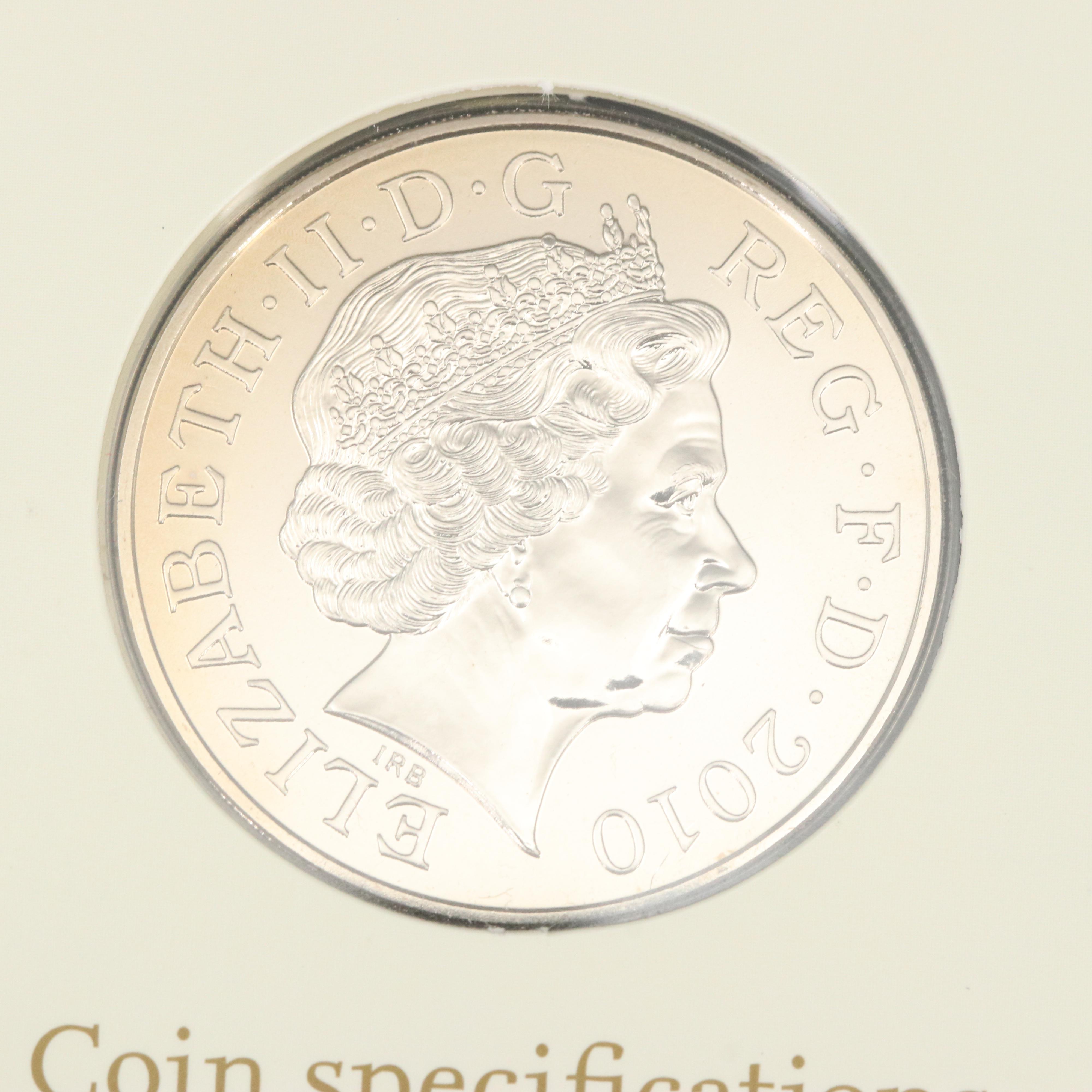 Five Great Britain Commemorative Coins