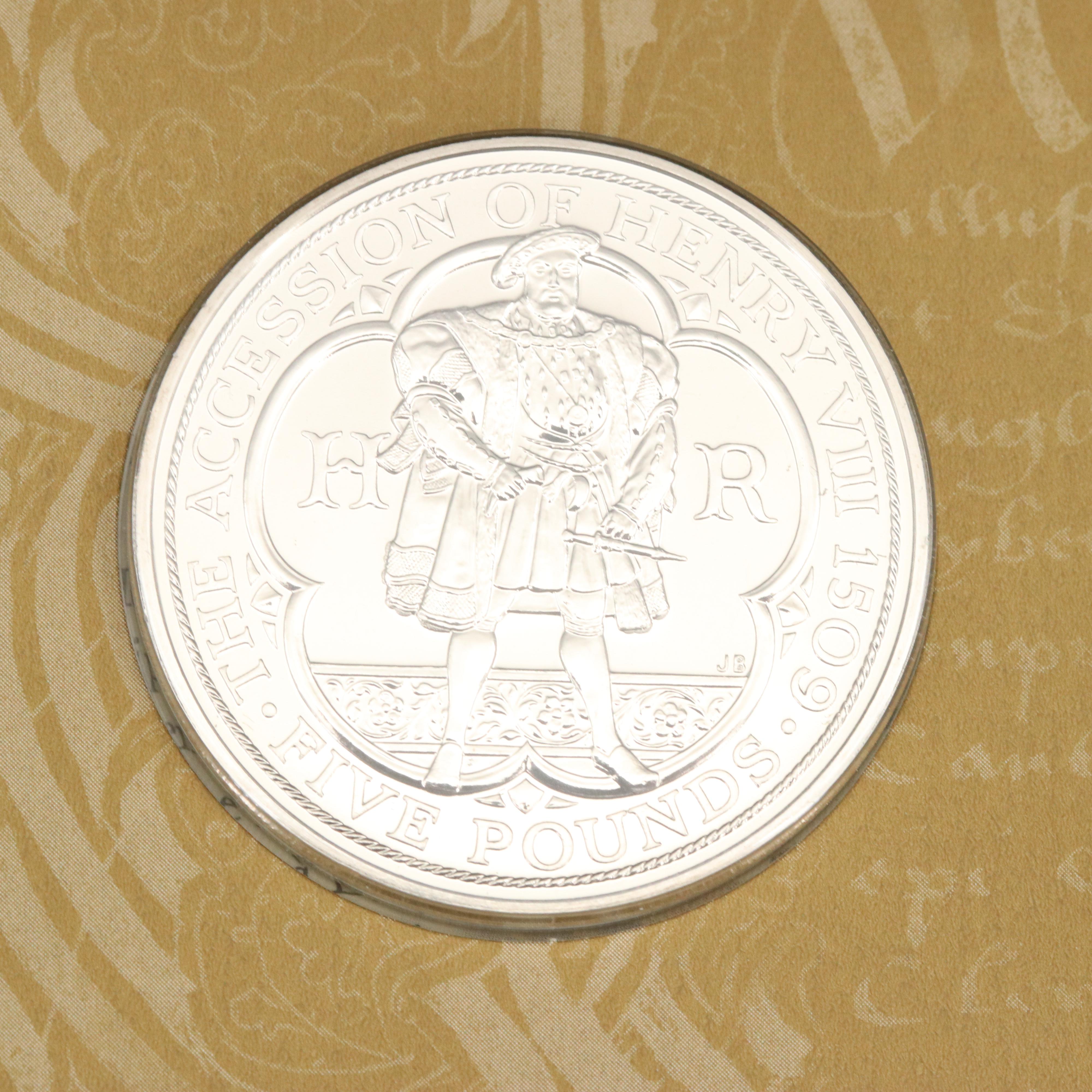 Five Great Britain Commemorative Coins