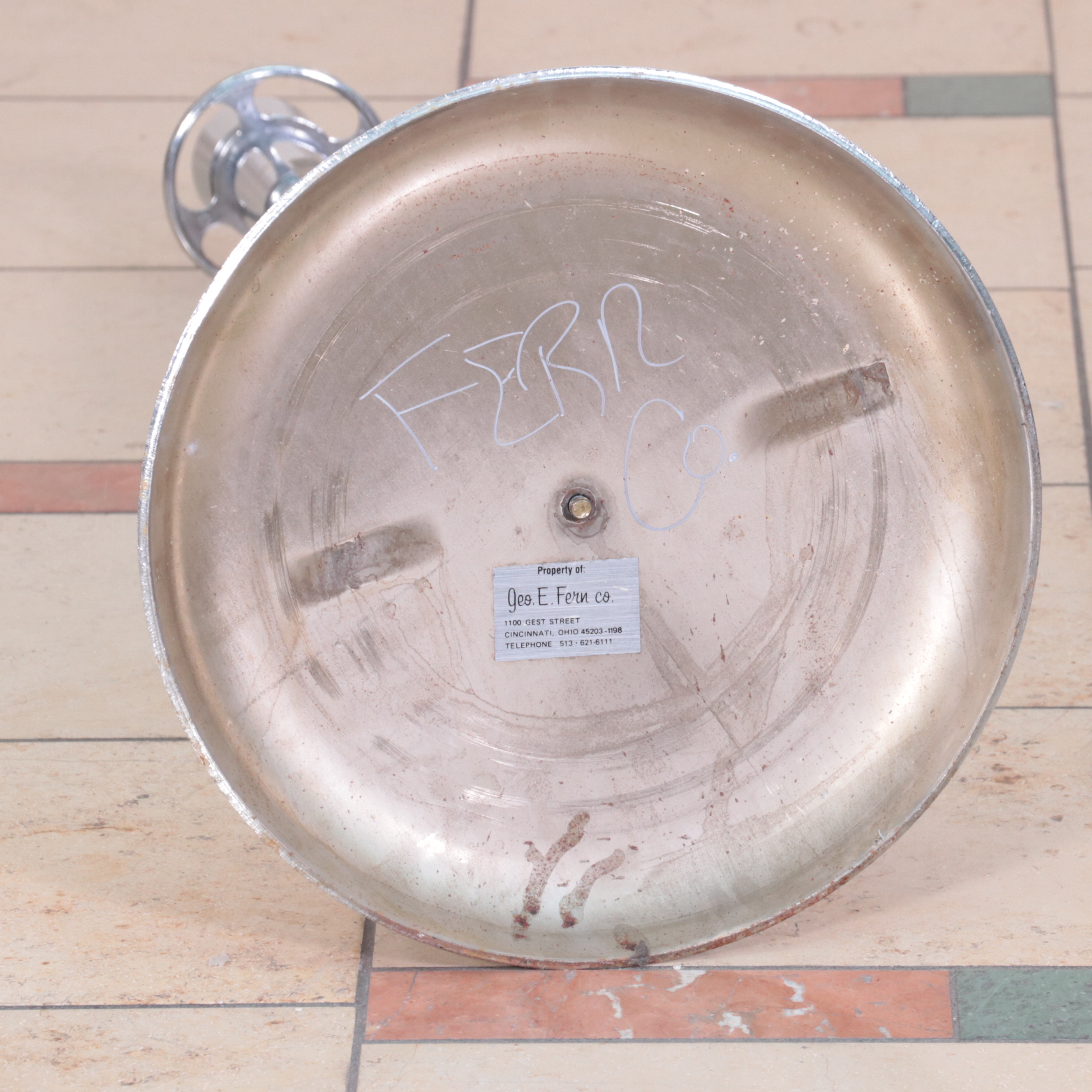 Chromed Metal Four-Post Rope Stanchion Set