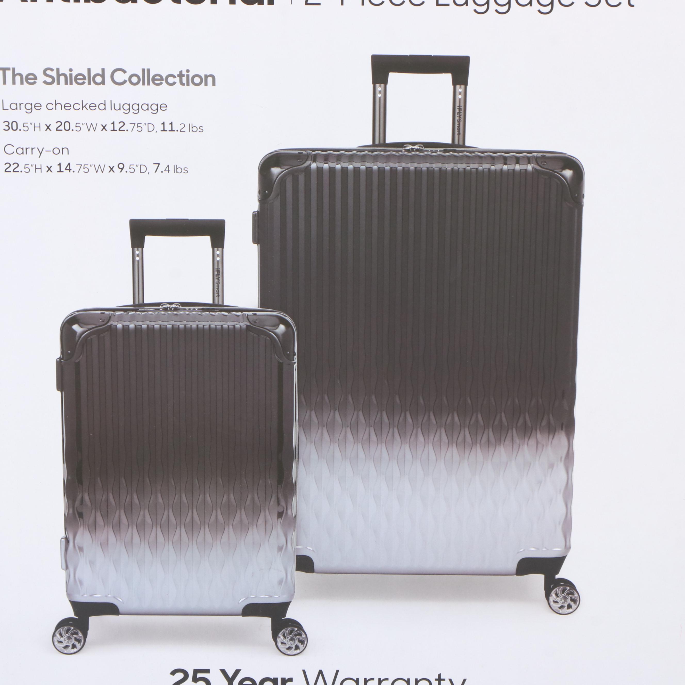 iFLY Smart Shield Fibertech Hardside Two-Piece Luggage Set
