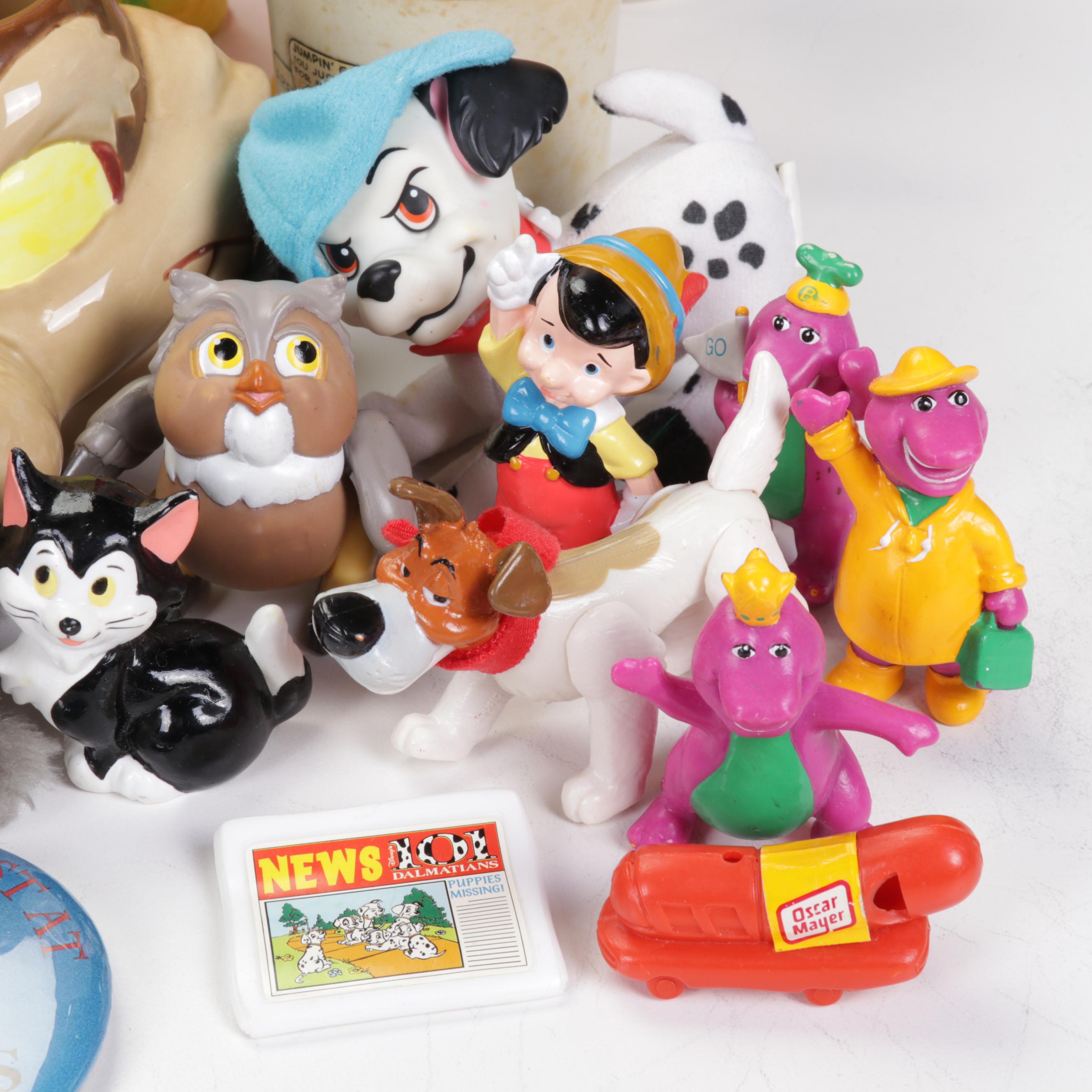 Walt Disney Trivia With Pokemon, Warner Bros and more Figurines and Plush Toys
