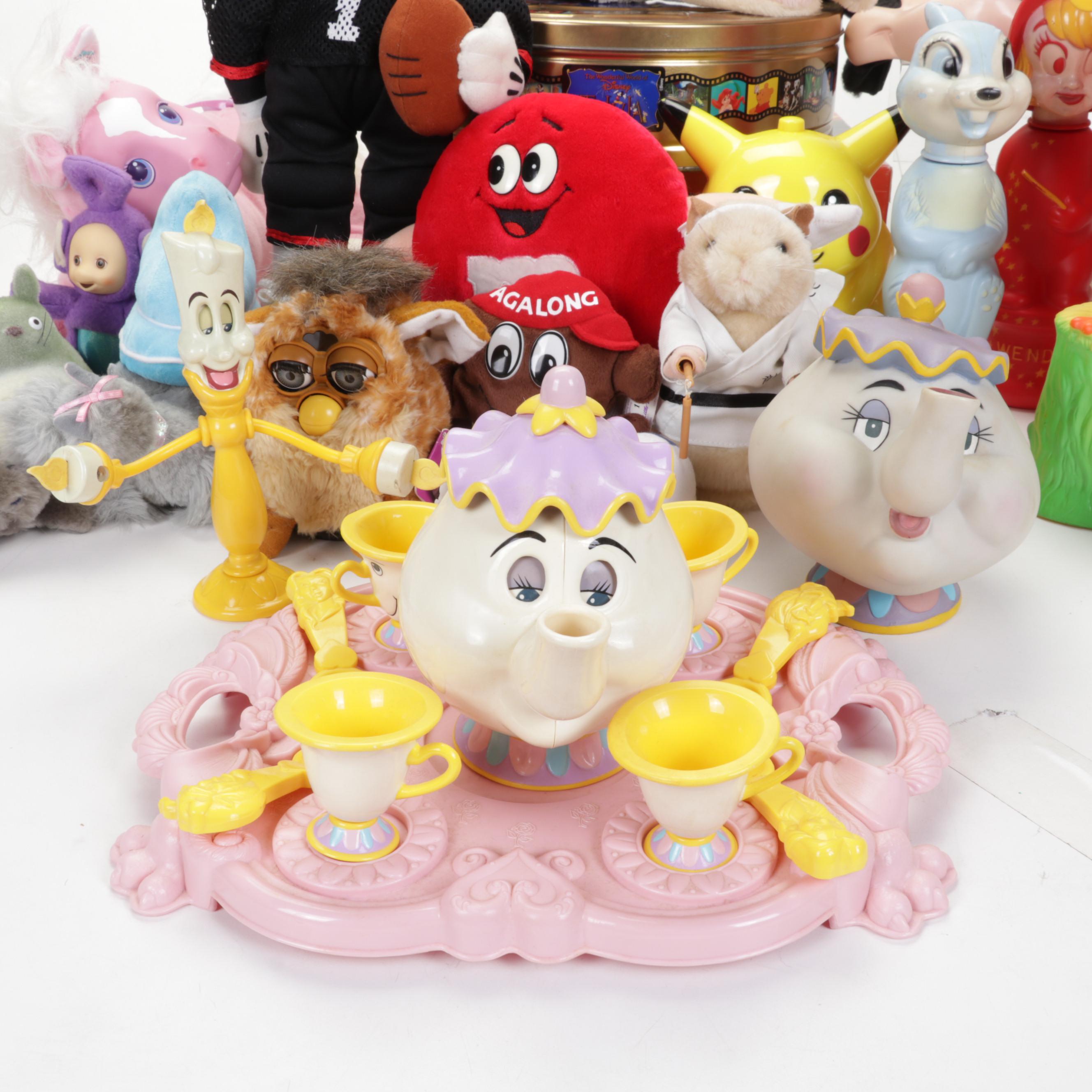 Walt Disney Trivia With Pokemon, Warner Bros and more Figurines and Plush Toys