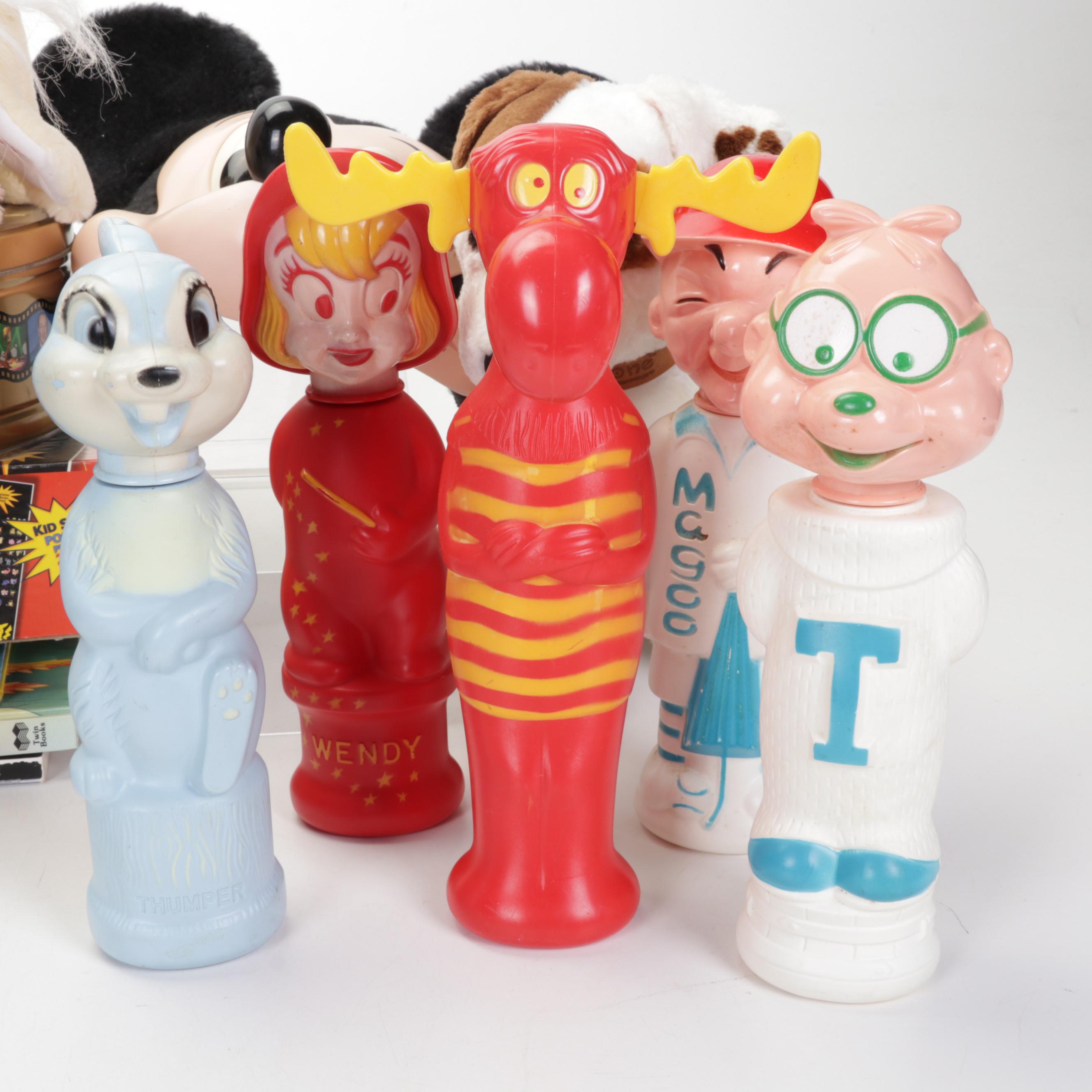 Walt Disney Trivia With Pokemon, Warner Bros and more Figurines and Plush Toys