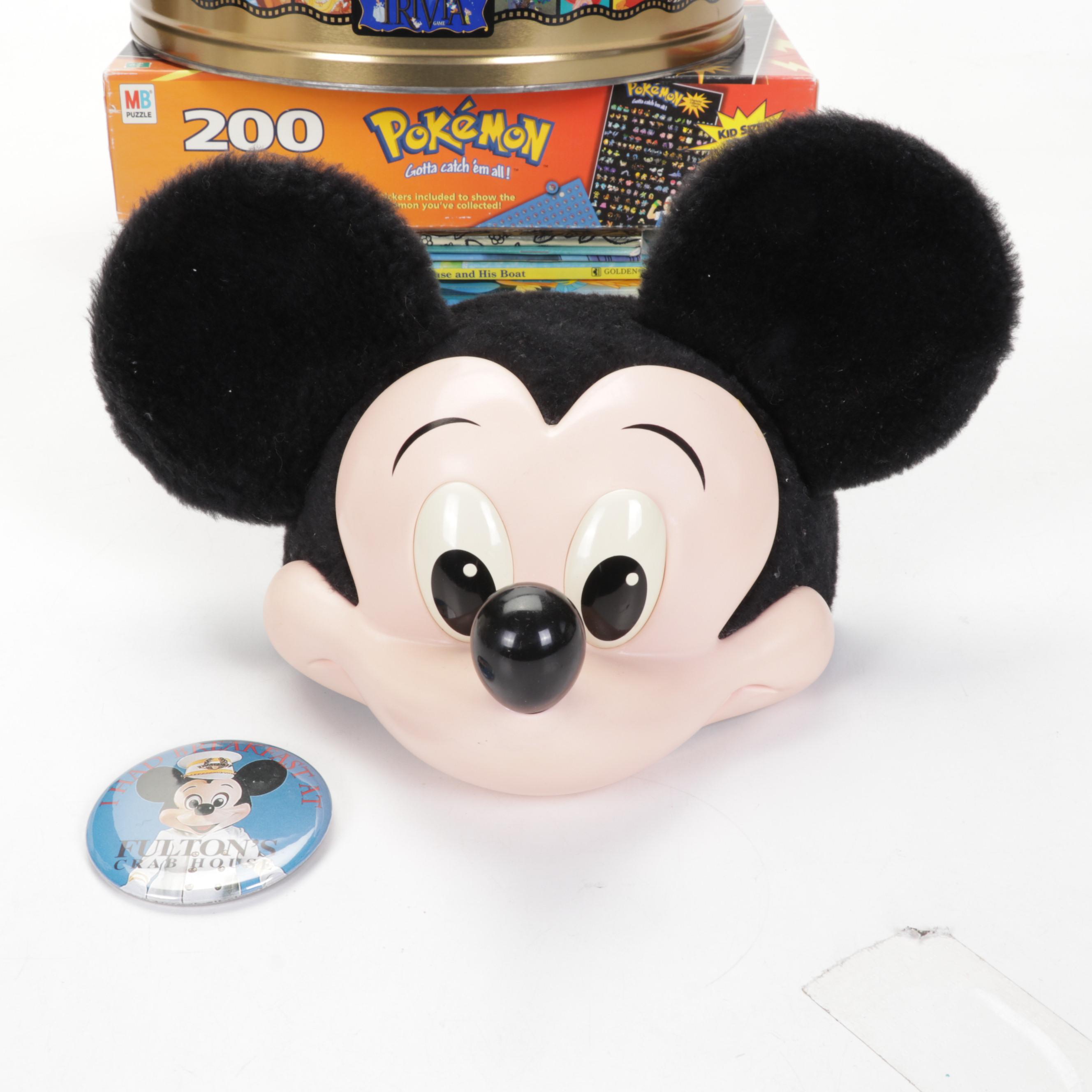 Walt Disney Trivia With Pokemon, Warner Bros and more Figurines and Plush Toys