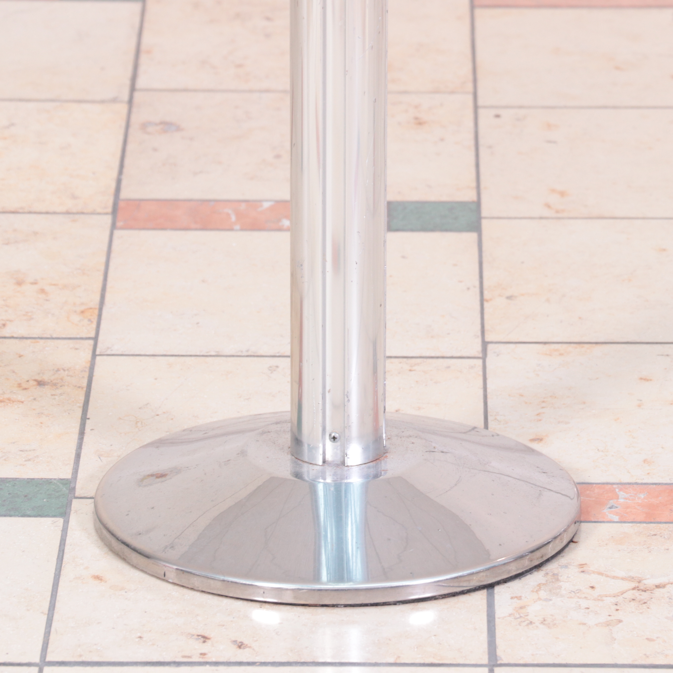 Ten Lavi Industries "Beltrac" Chrome-Finished Retractable Metal Stanchions