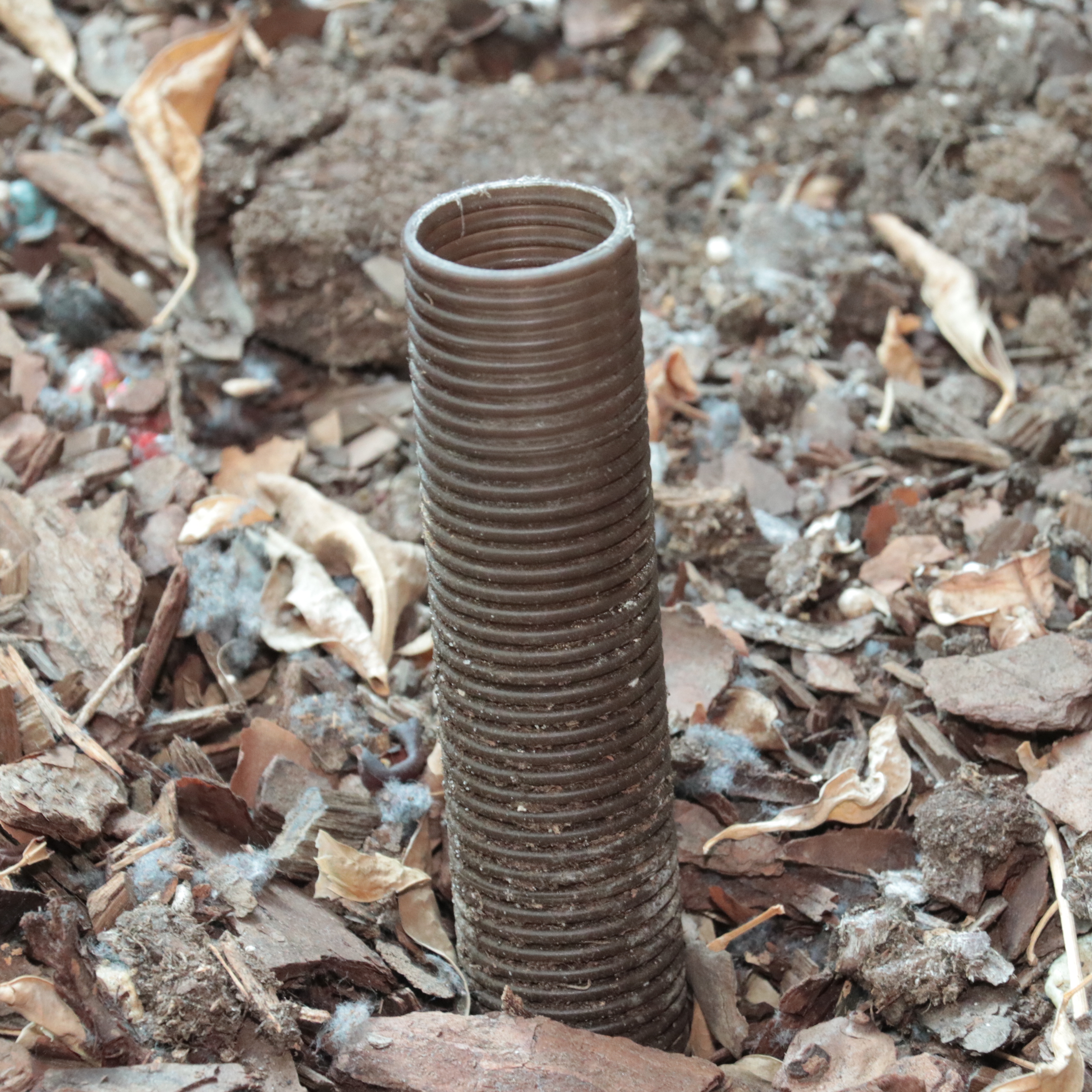 Six Large Composite Planters With Stands