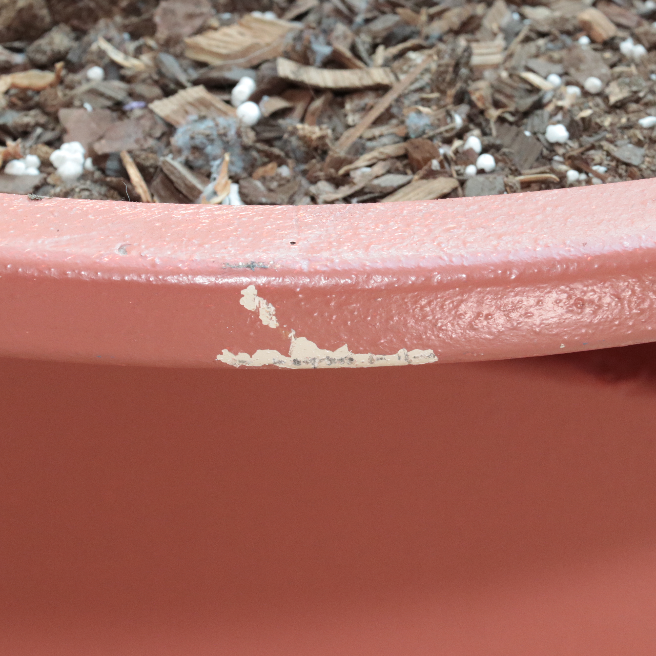 Six Large Composite Planters With Stands