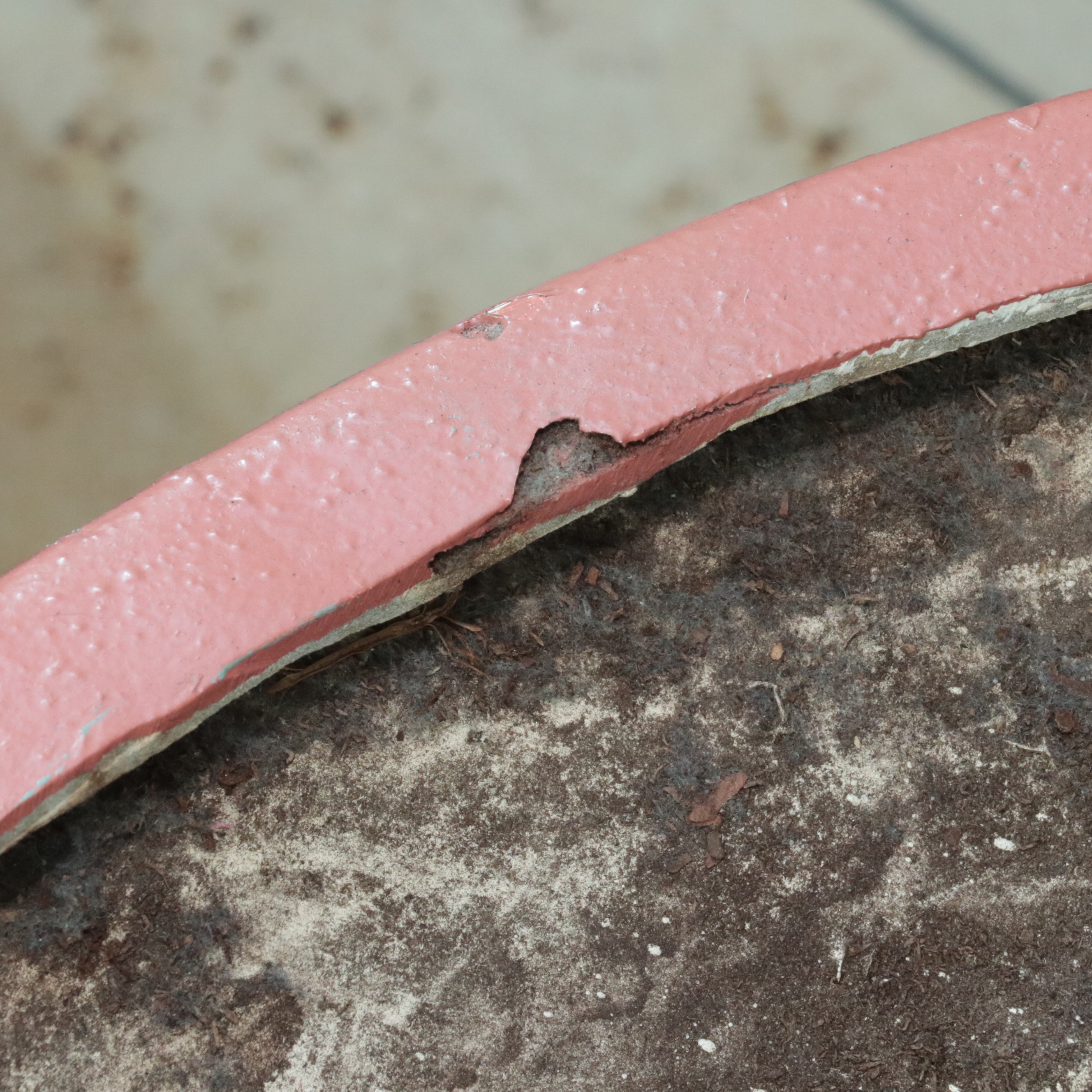 Six Large Composite Planters With Stands