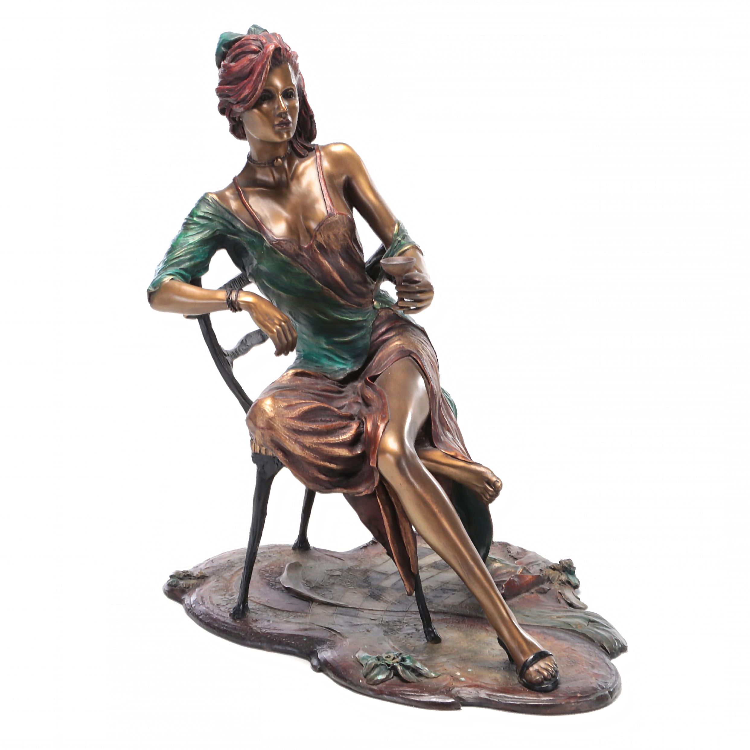 Isaac Maimon Bronze Sculpture "Negligée," 1998