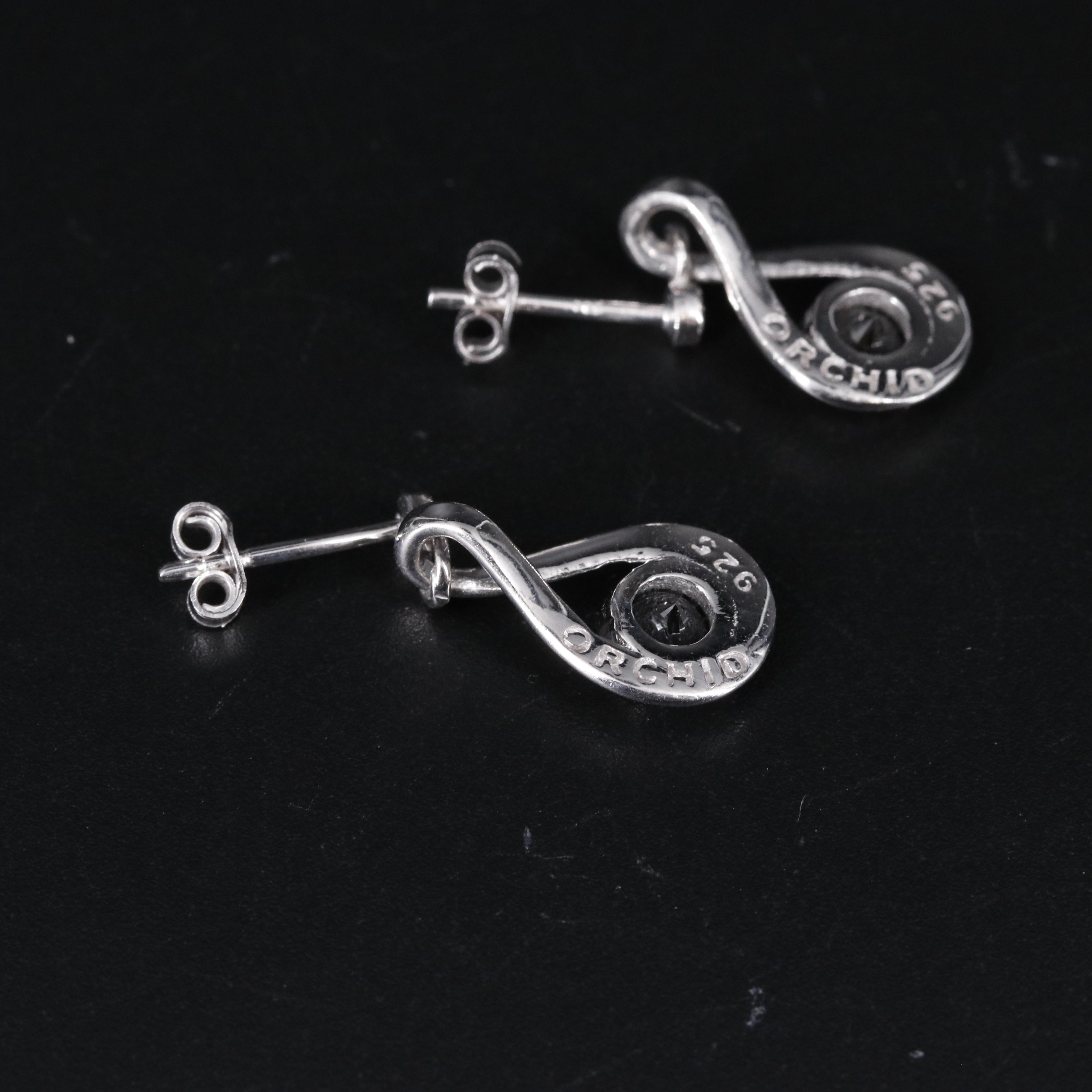 Sterling Silver Gemstone Earrings