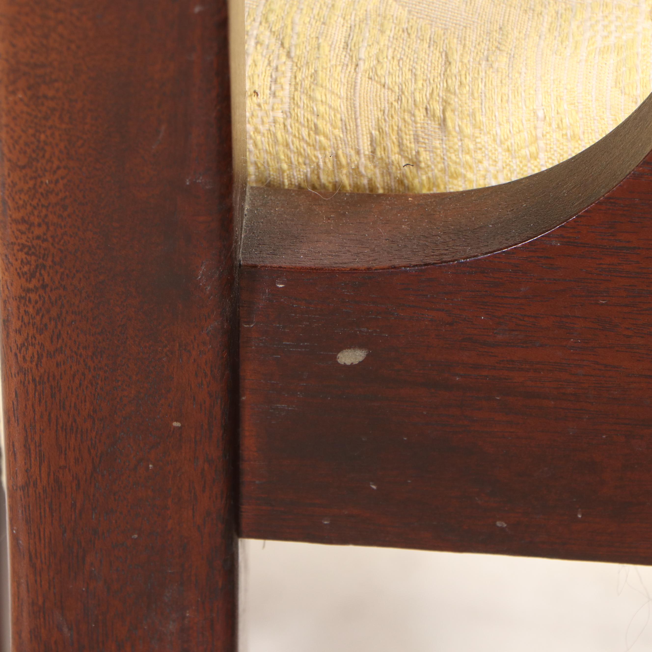 Six Chippendale Style Mahogany Side Chairs, Late 20th Century