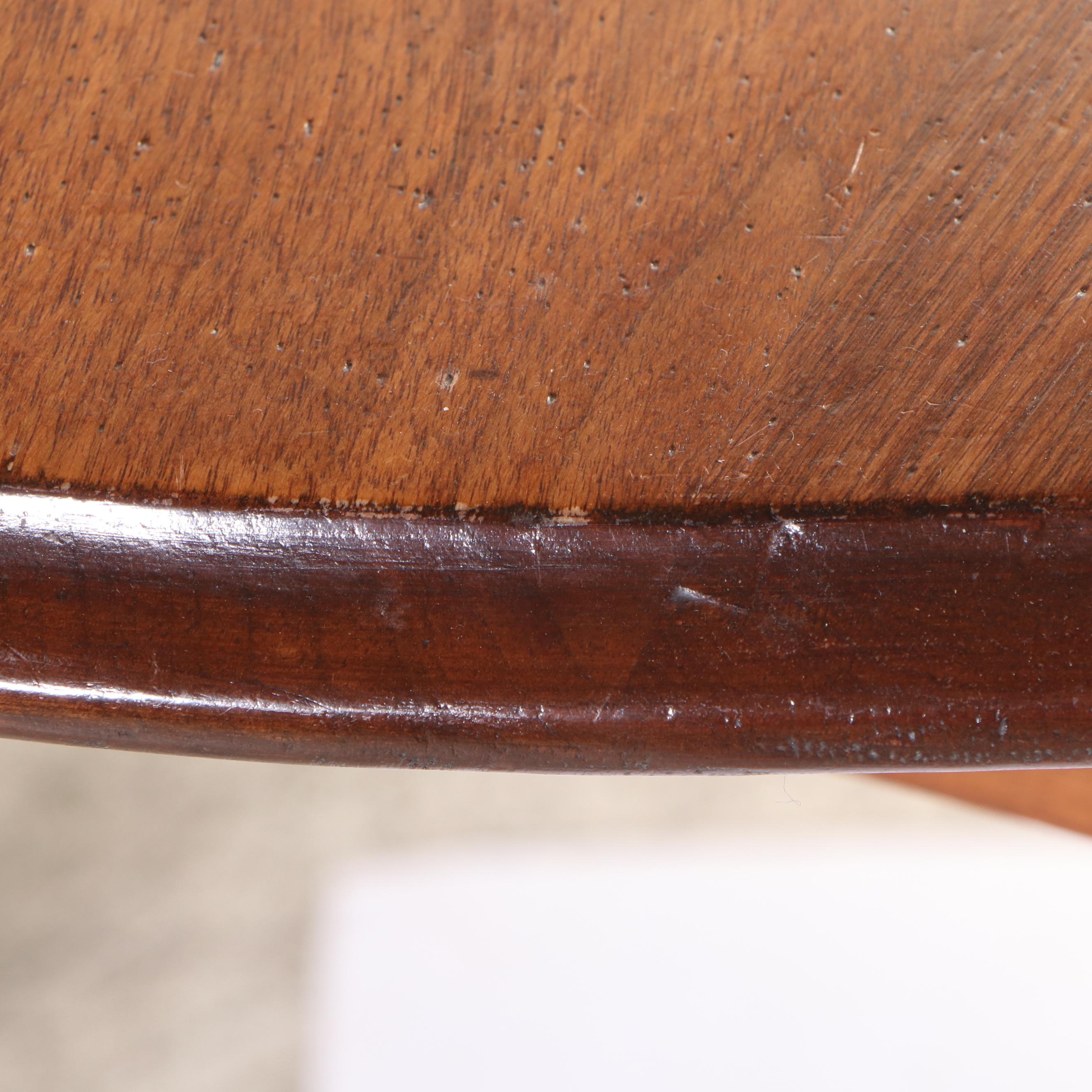 Victorian Walnut Drop-Leaf Dining Table, Late 19th Century