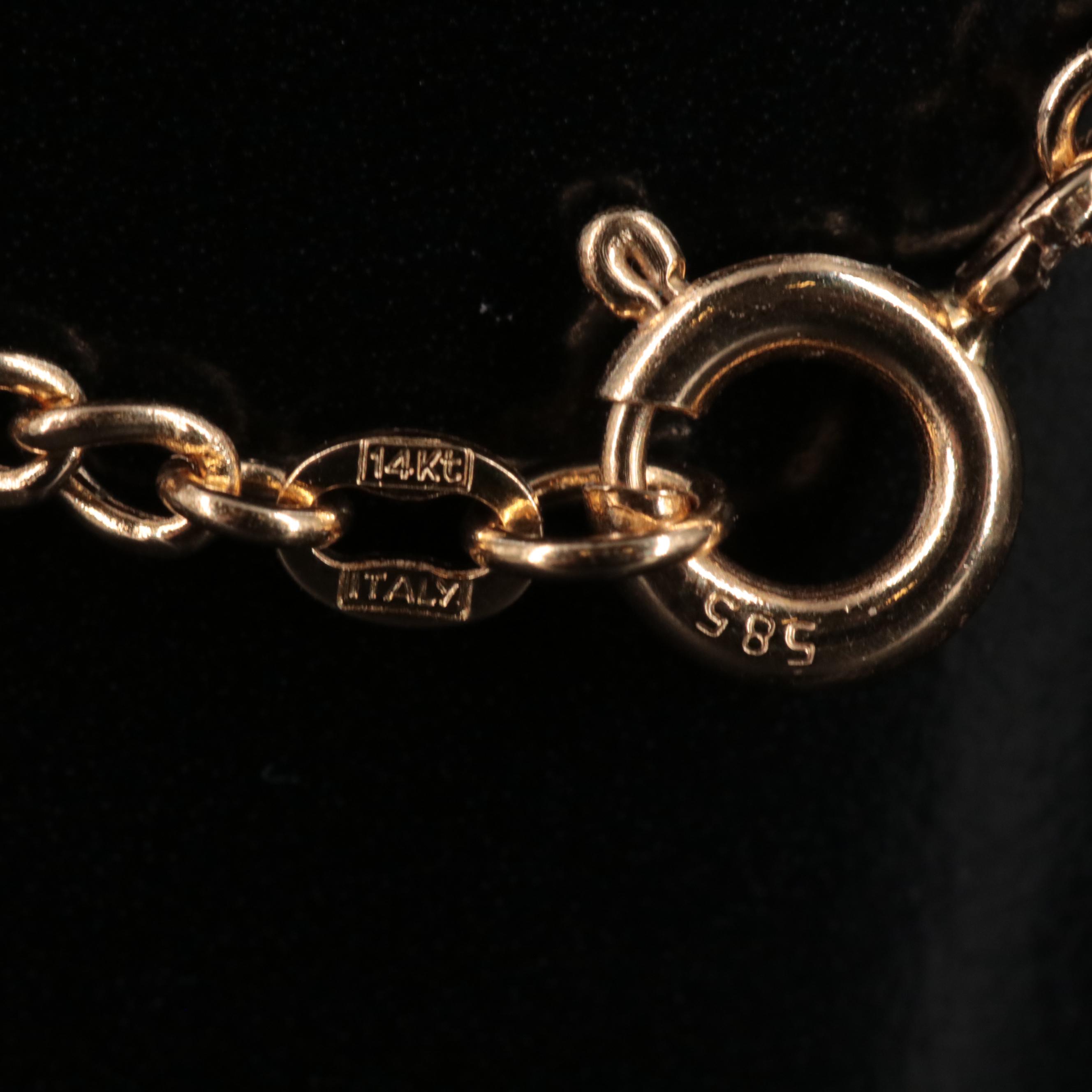 14K Cable Bracelet