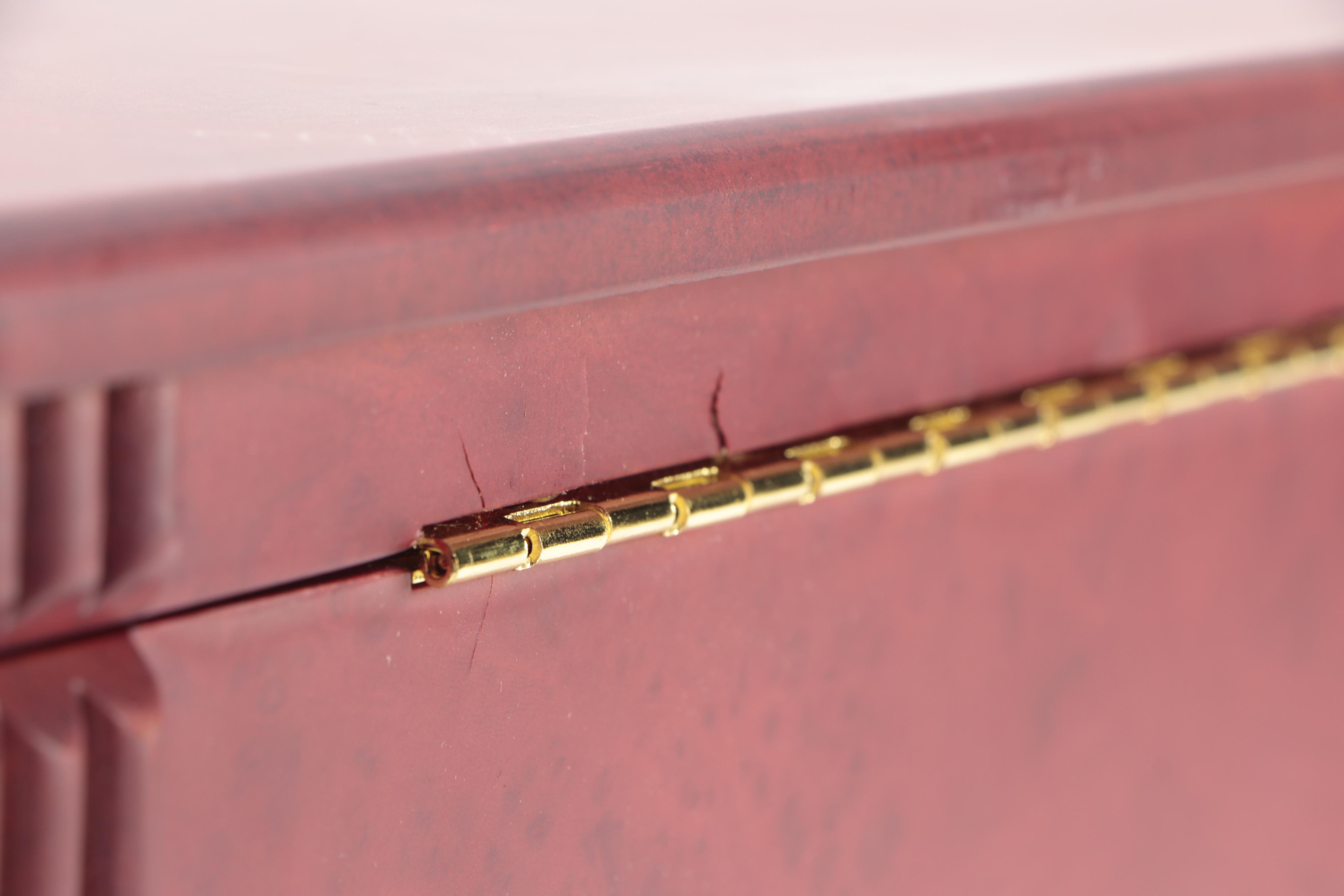 Jere Cherry Finish Wooden Jewelry Box