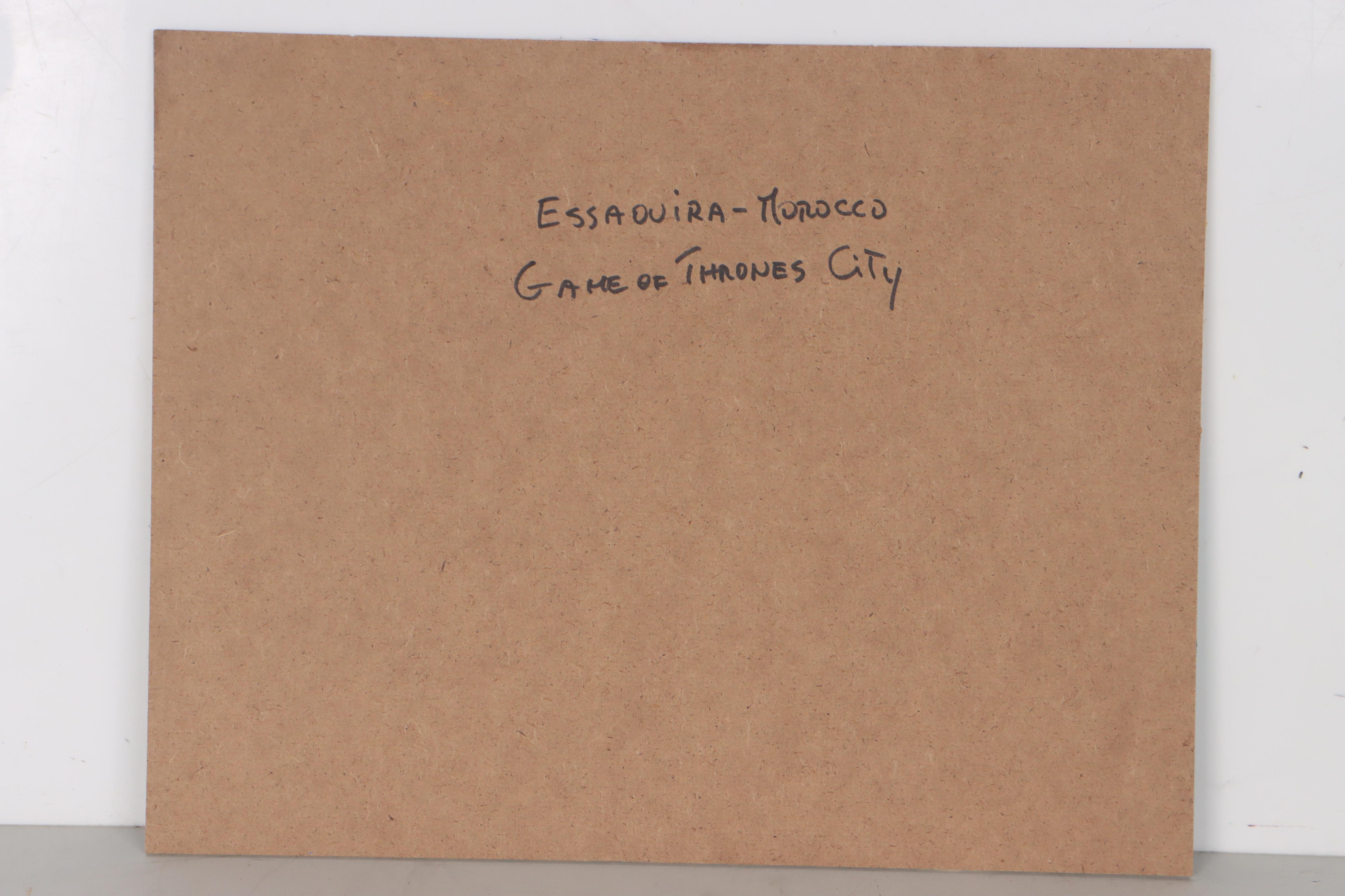 Nino Pippa Oil Painting "Essaouira - Morocco - Game of Thrones City," 2022