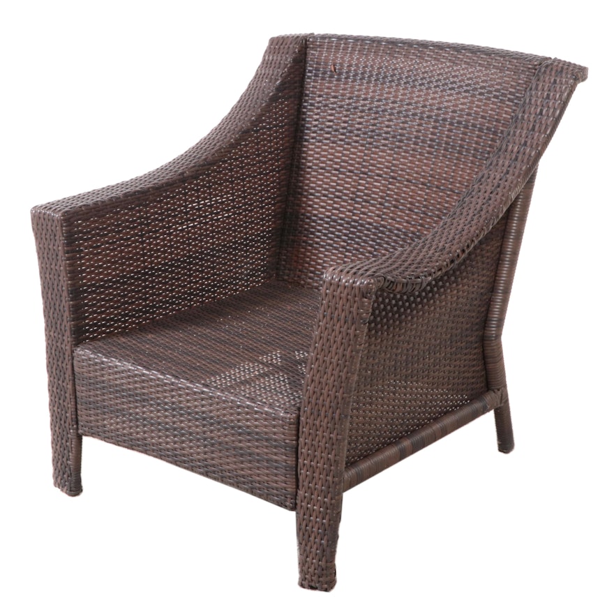 Resin Wicker Patio Armchair