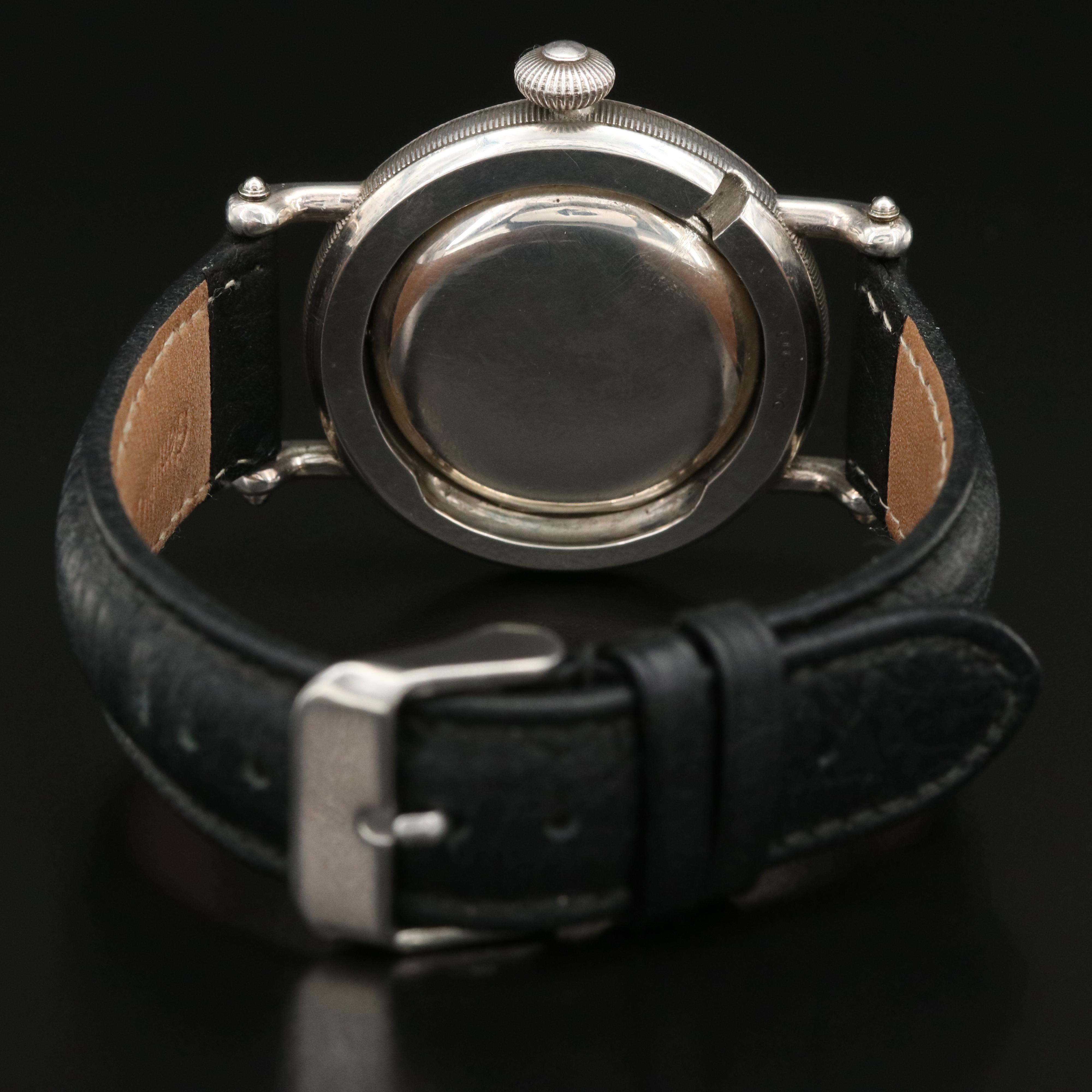 Vintage Rolex Rebberg Sterling Silver Customized Watch