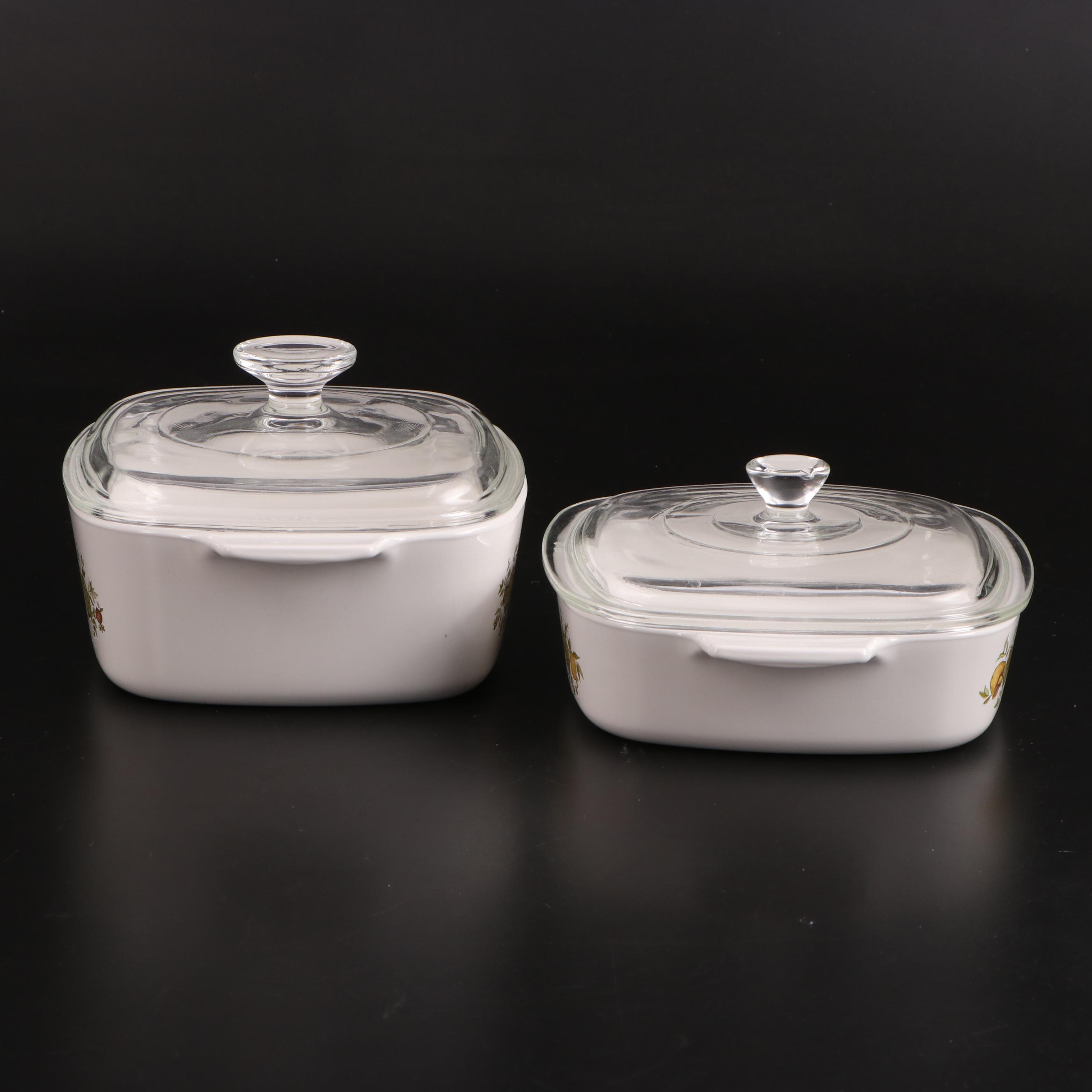 CorningWare "Spice of Life" Glass Cookware, 1972 - 1988