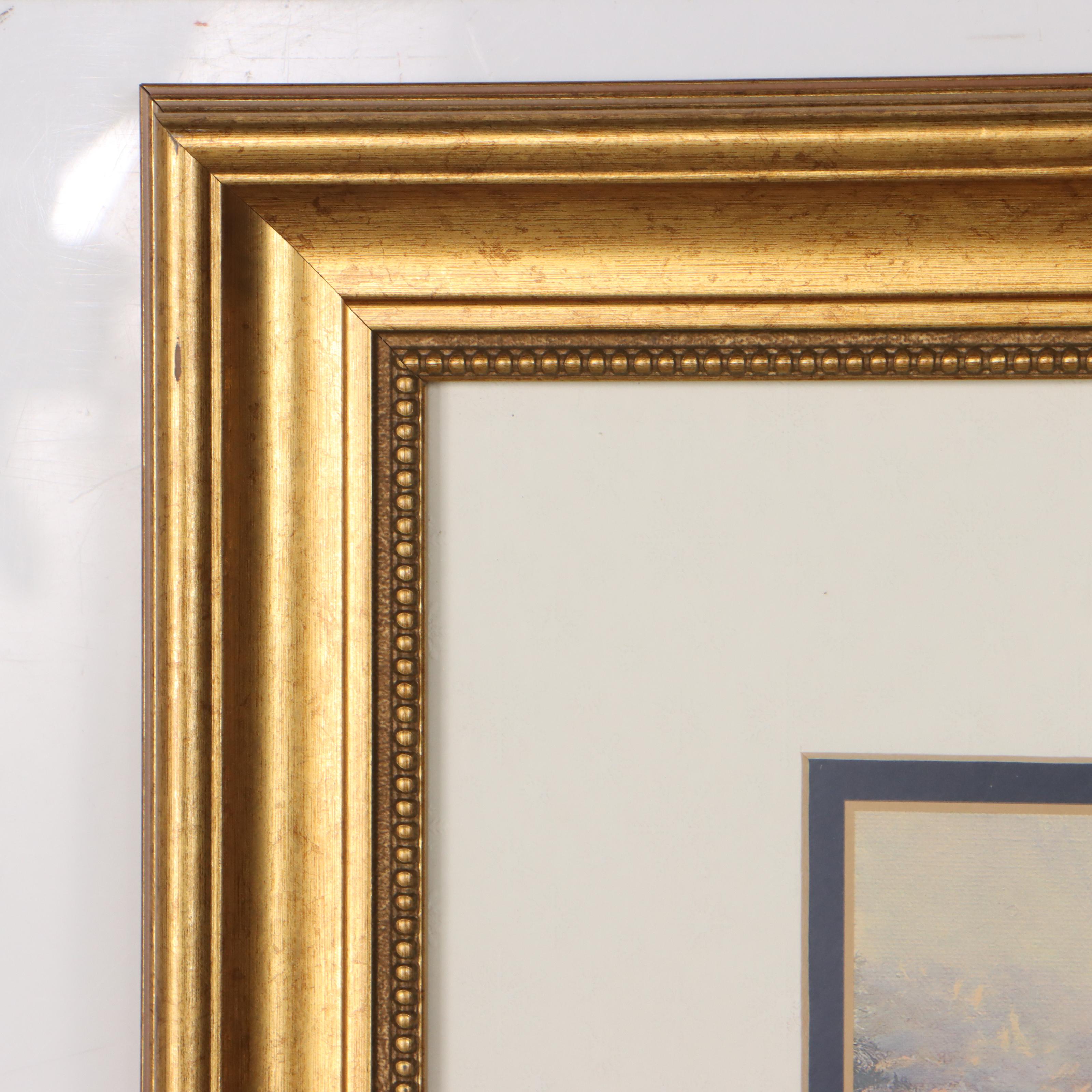 Thomas Kinkade Offset Lithograph "The Night Before Christmas"