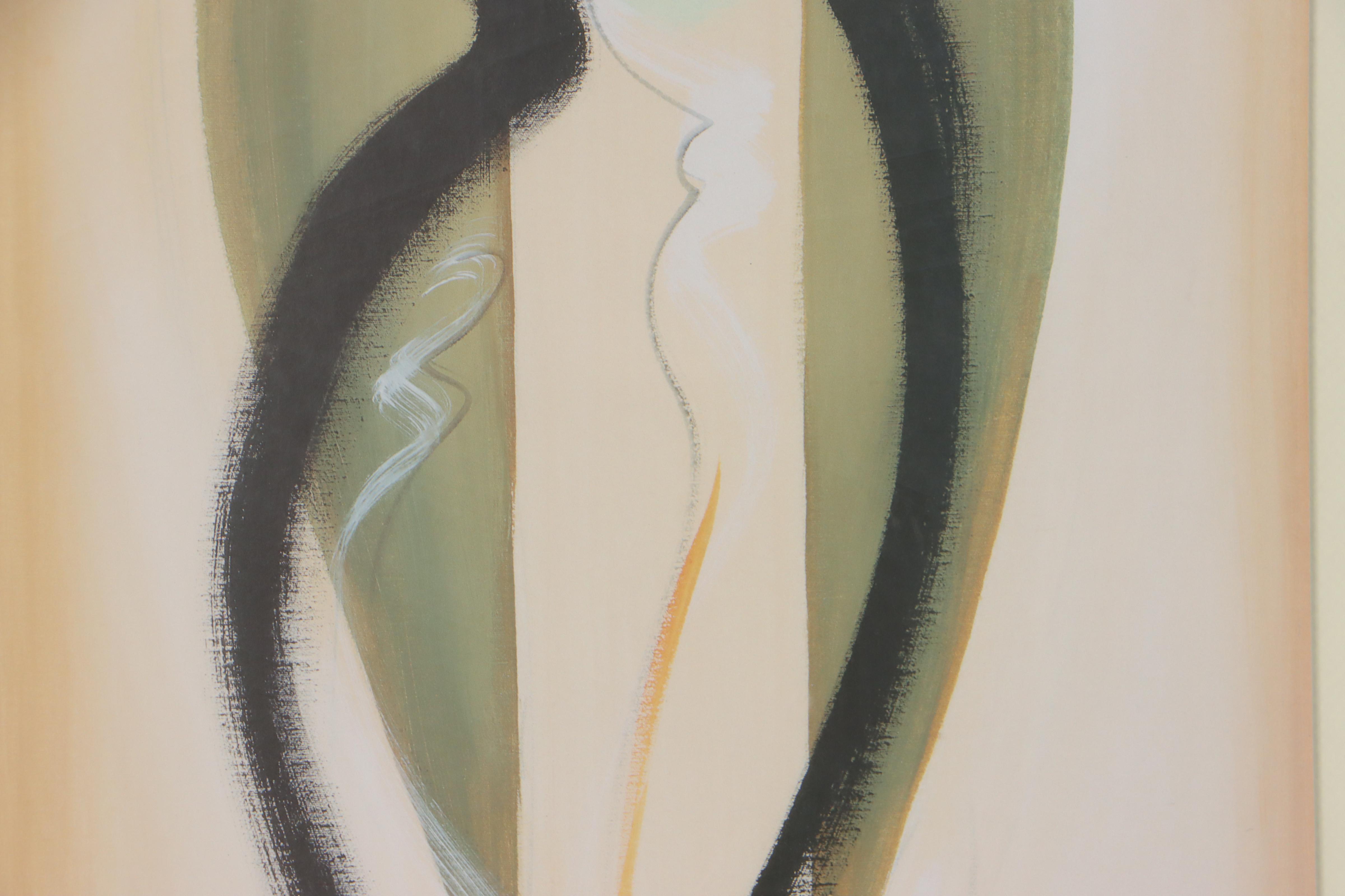 Offset Lithograph After Alfred Alexander Gockel "Force of Nature II"